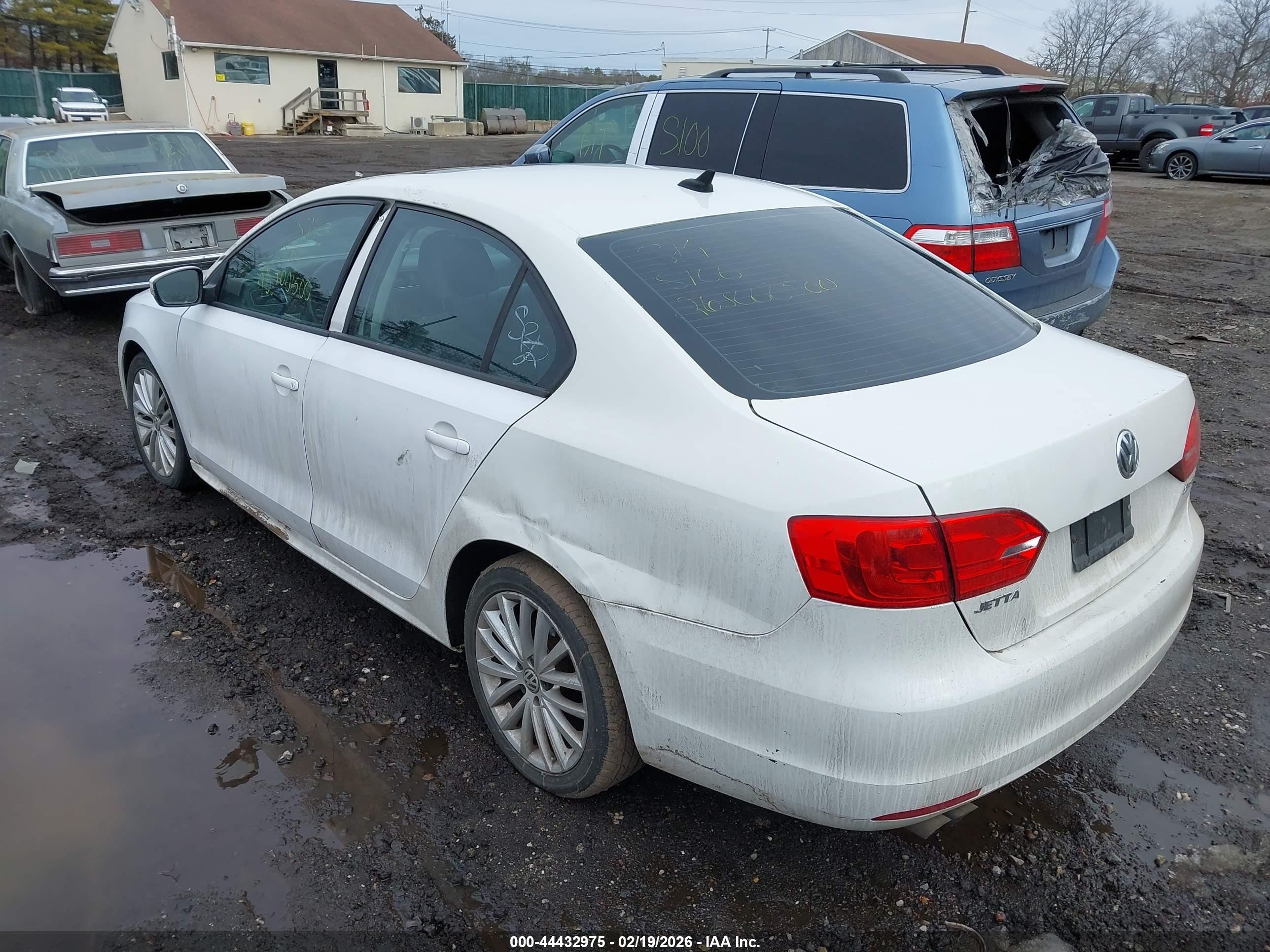 2012 Volkswagen Jetta 2.5l Sel White vin: 3VWLP7AJ6CM469049