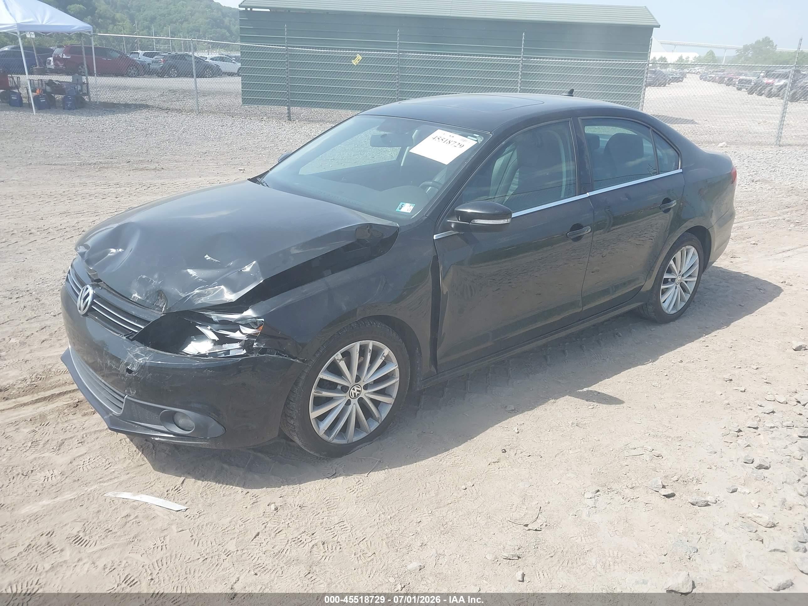 2013 Volkswagen Jetta 2.5l Sel Black vin: 3VWLP7AJ6DM367901