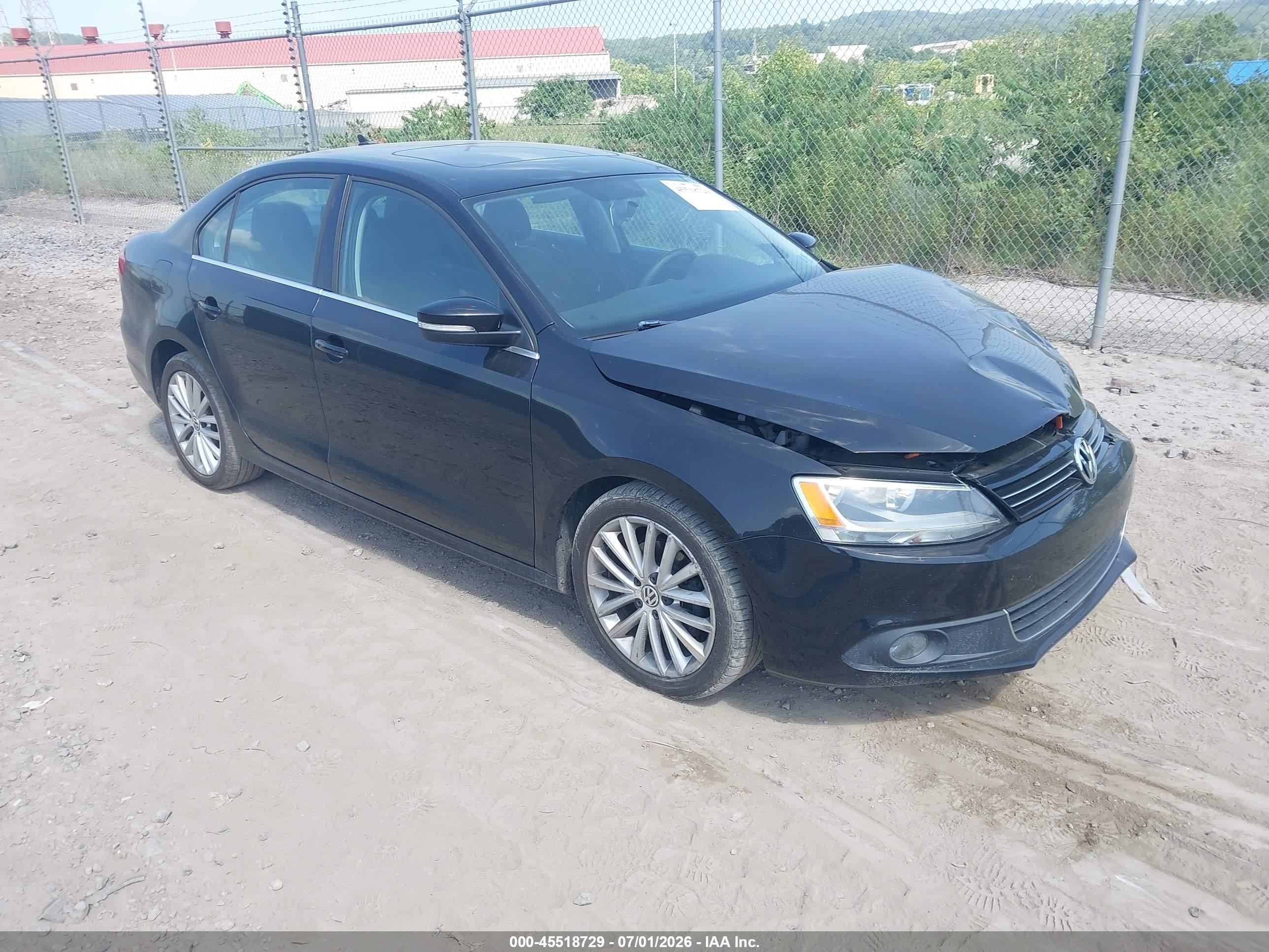 2013 Volkswagen Jetta 2.5l Sel Black vin: 3VWLP7AJ6DM367901