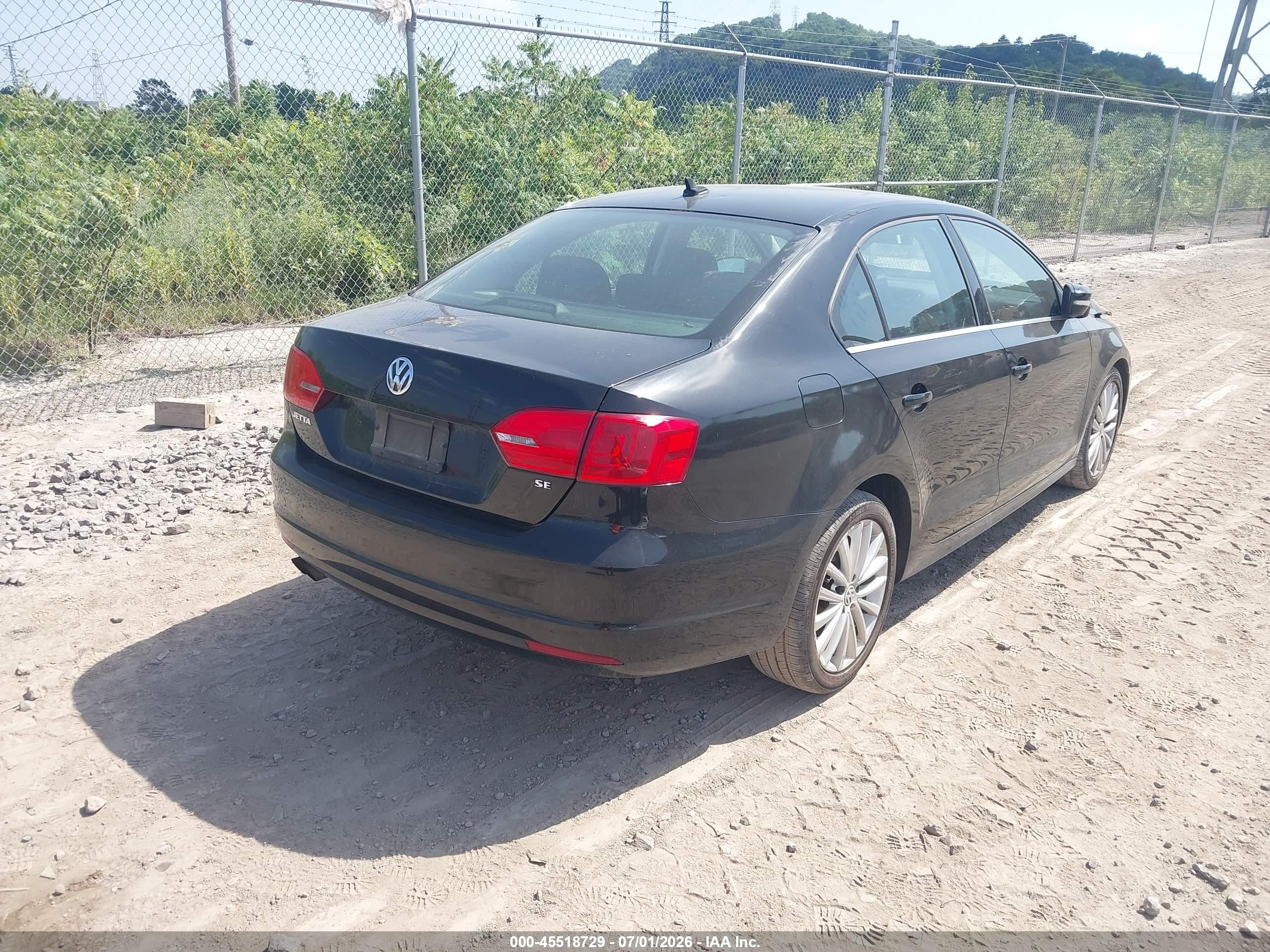 2013 Volkswagen Jetta 2.5l Sel Black vin: 3VWLP7AJ6DM367901