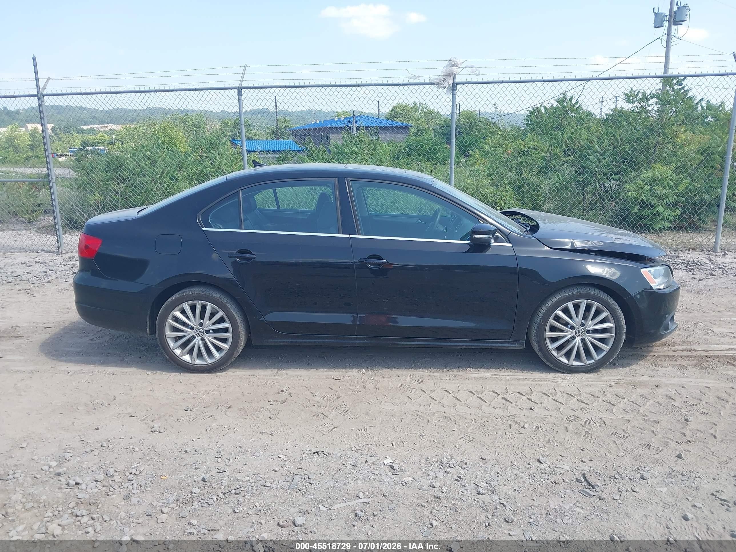 2013 Volkswagen Jetta 2.5l Sel Black vin: 3VWLP7AJ6DM367901