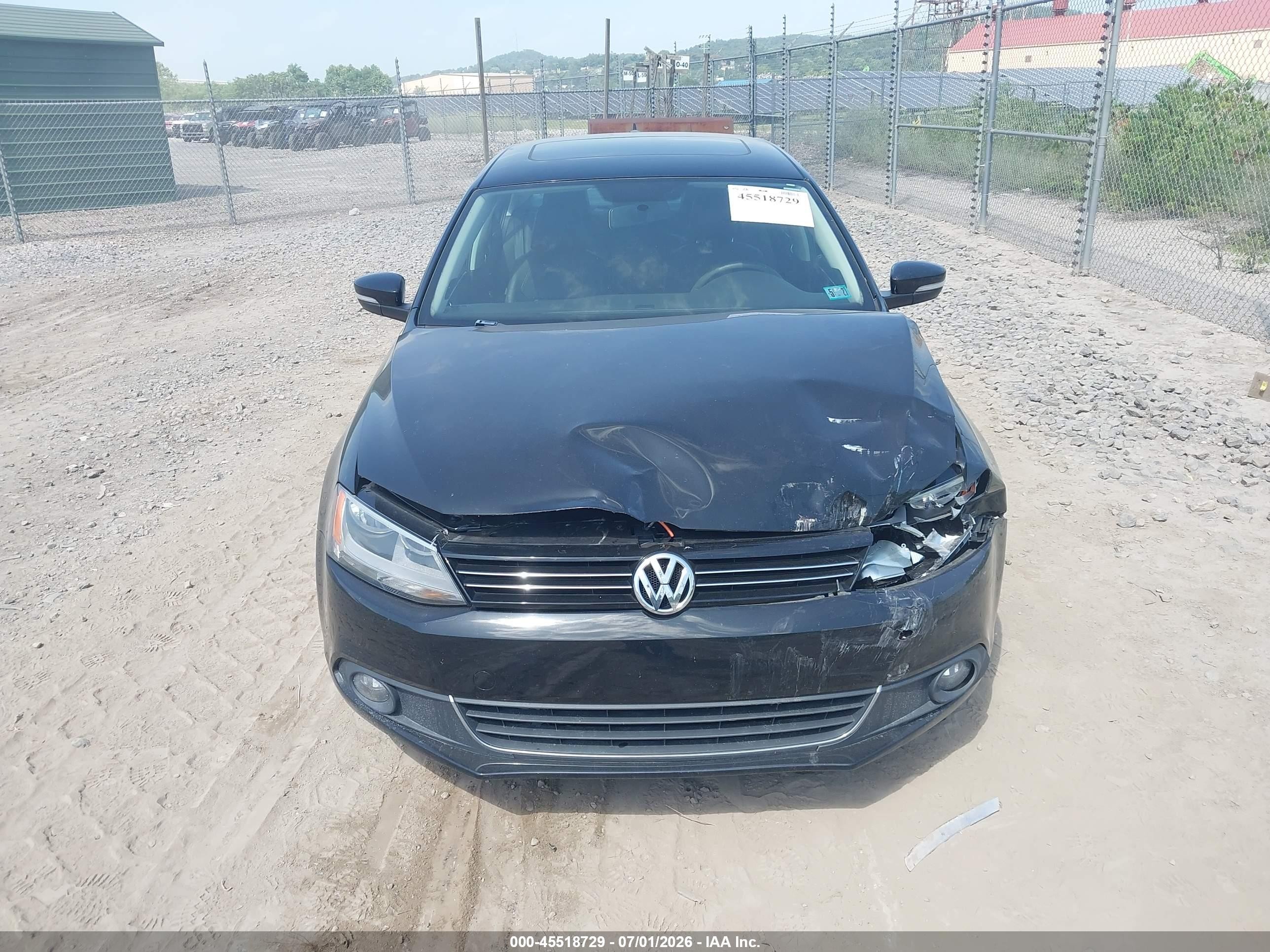 2013 Volkswagen Jetta 2.5l Sel Black vin: 3VWLP7AJ6DM367901