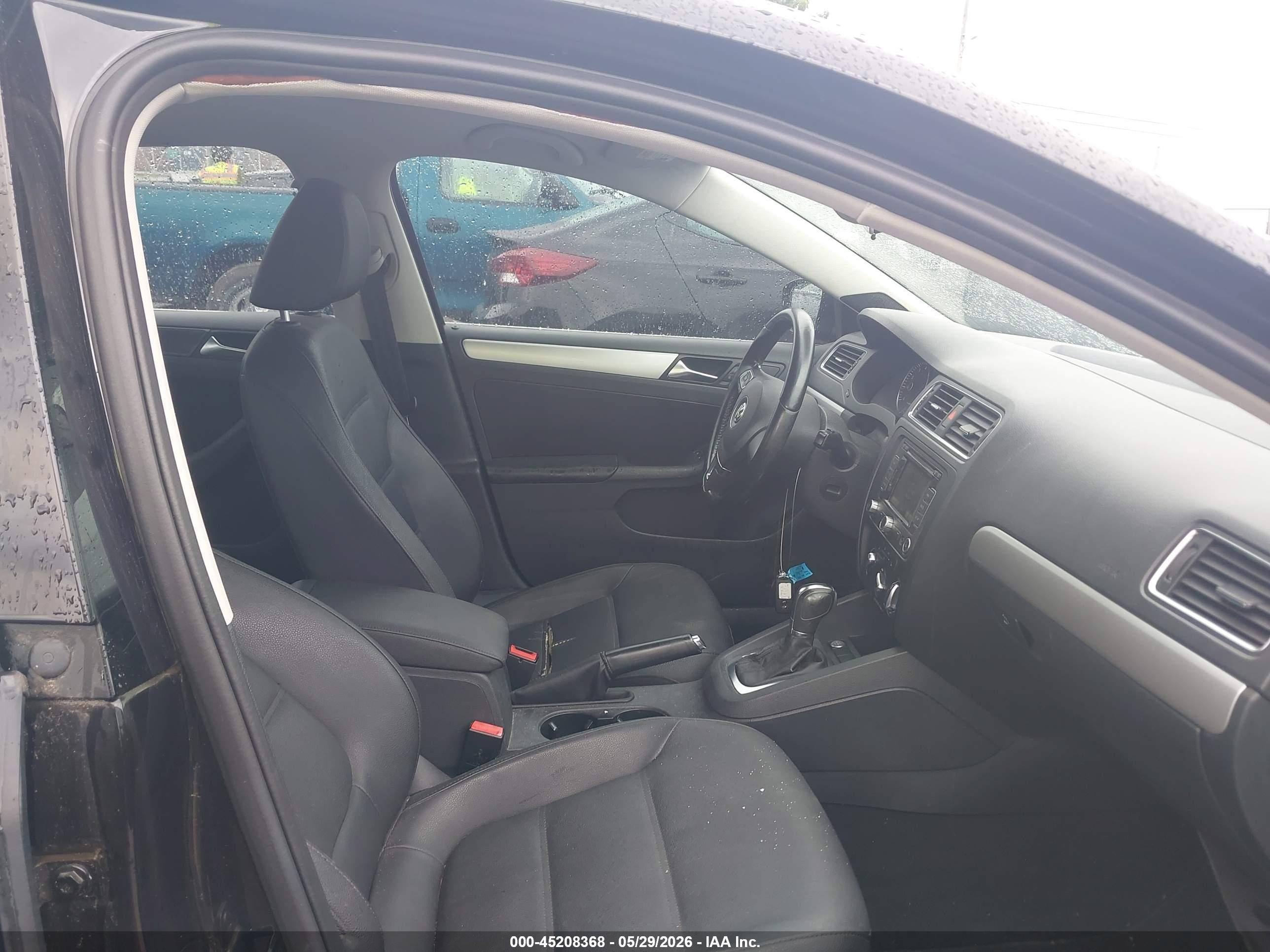 2012 Volkswagen Jetta 2.5l Sel Черный vin: 3VWLP7AJ7CM314574