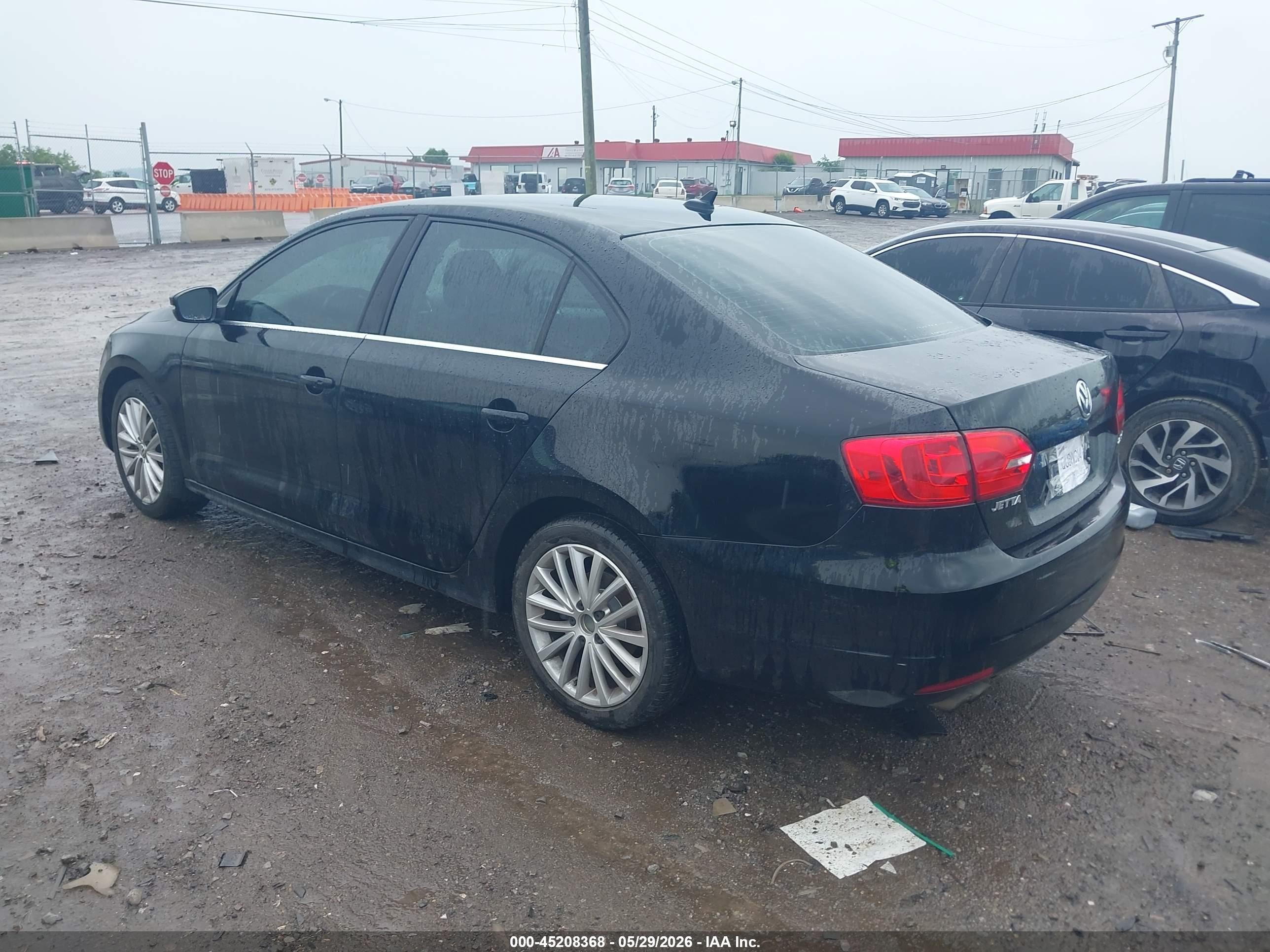 2012 Volkswagen Jetta 2.5l Sel Черный vin: 3VWLP7AJ7CM314574