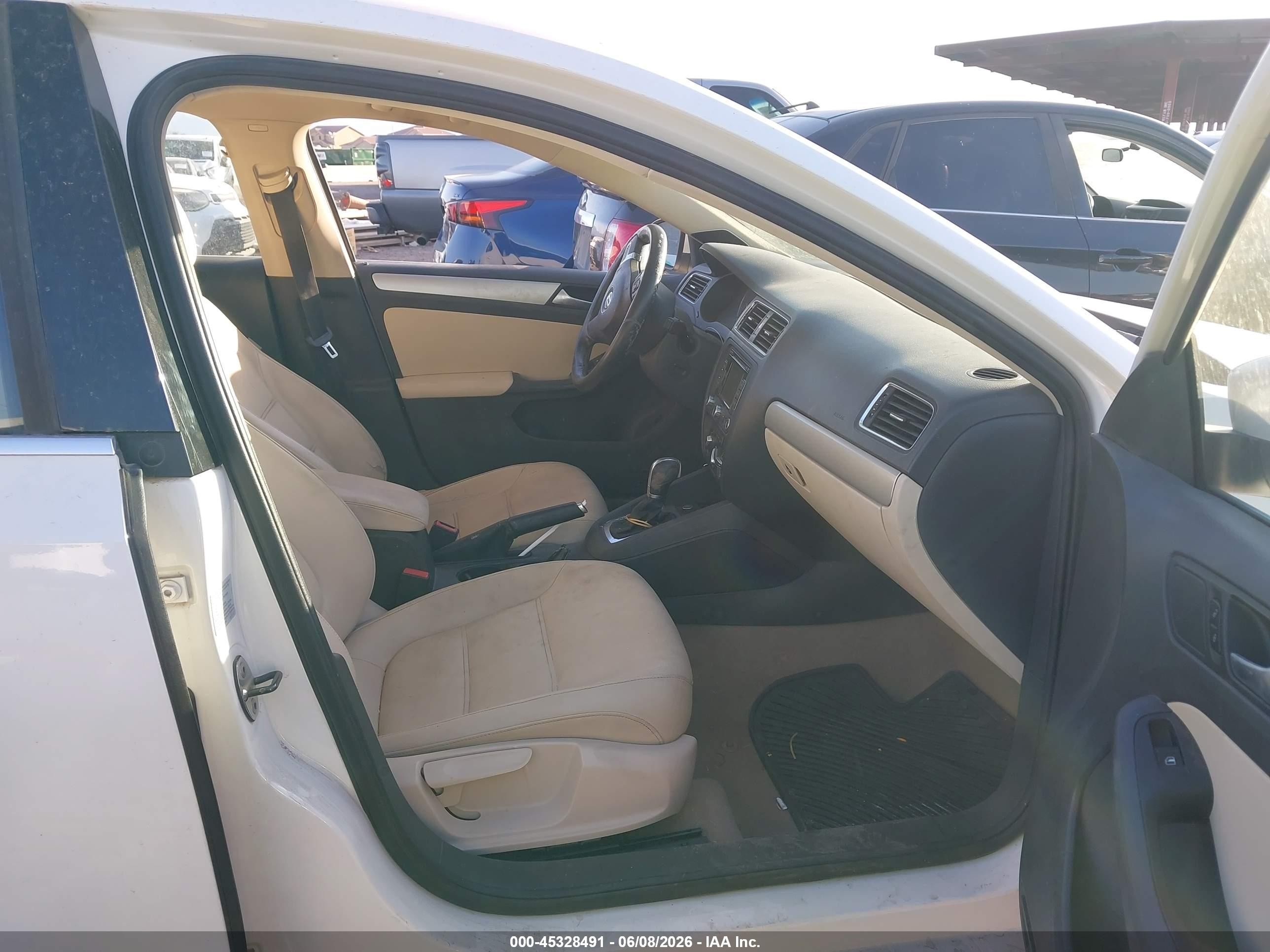 2012 Volkswagen Jetta 2.5l Sel White vin: 3VWLP7AJ7CM411712