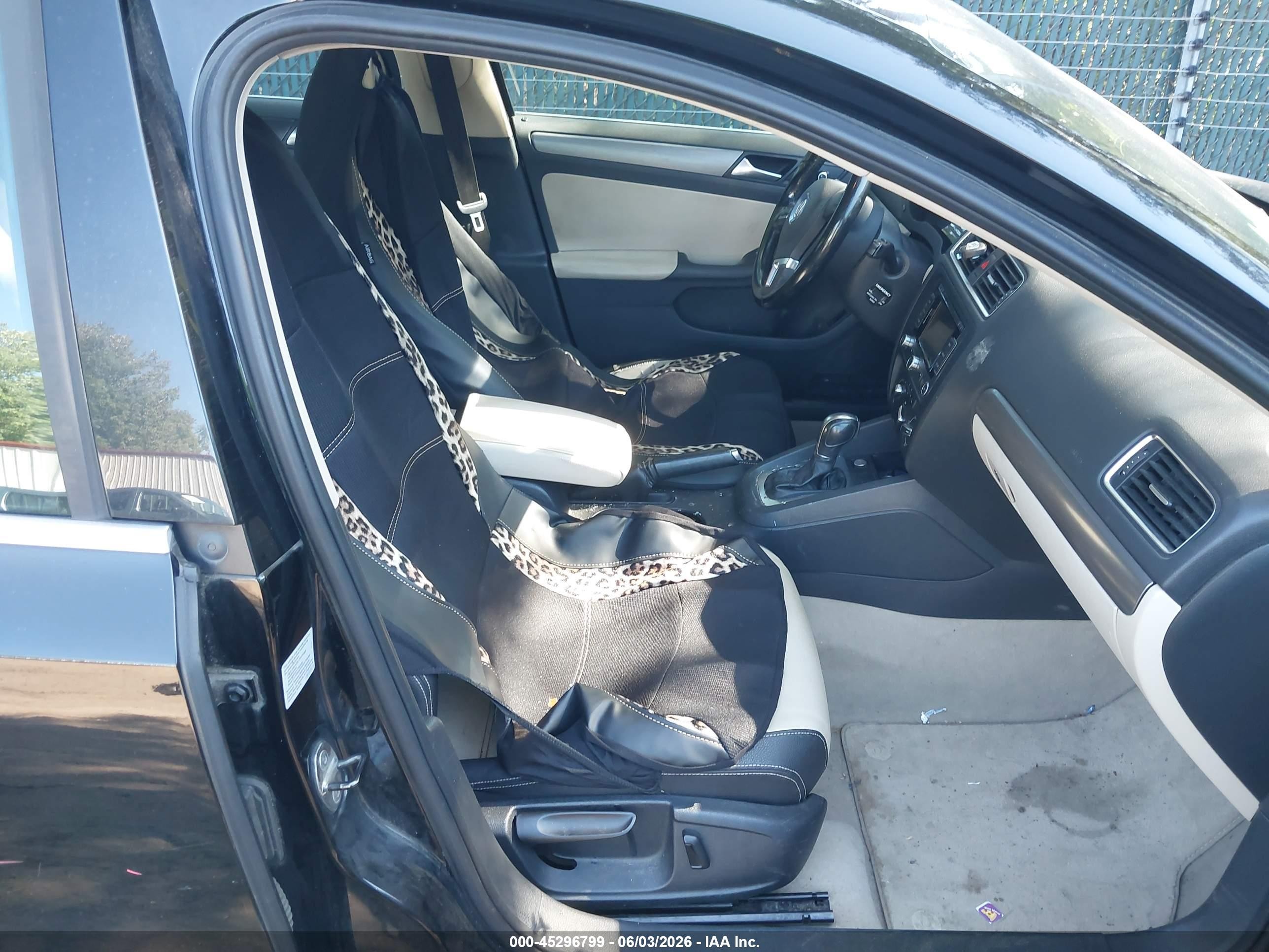 2013 Volkswagen Jetta 2.5l Sel Black vin: 3VWLP7AJ7DM201435