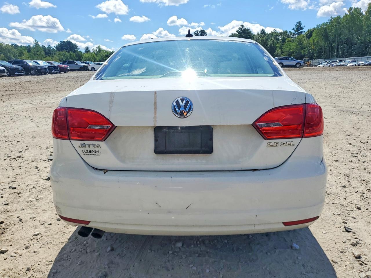 2012 Volkswagen Jetta Sel Белый vin: 3VWLP7AJ8CM468968