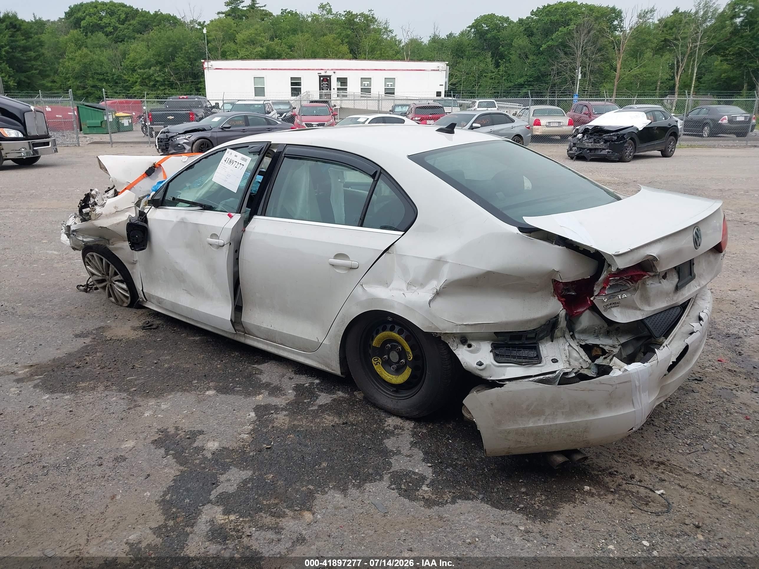 2013 Volkswagen Jetta 2.5l Sel White vin: 3VWLP7AJ8DM446549