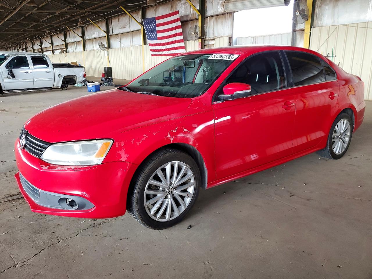 2012 Volkswagen Jetta Sel Red vin: 3VWLP7AJ9CM409427