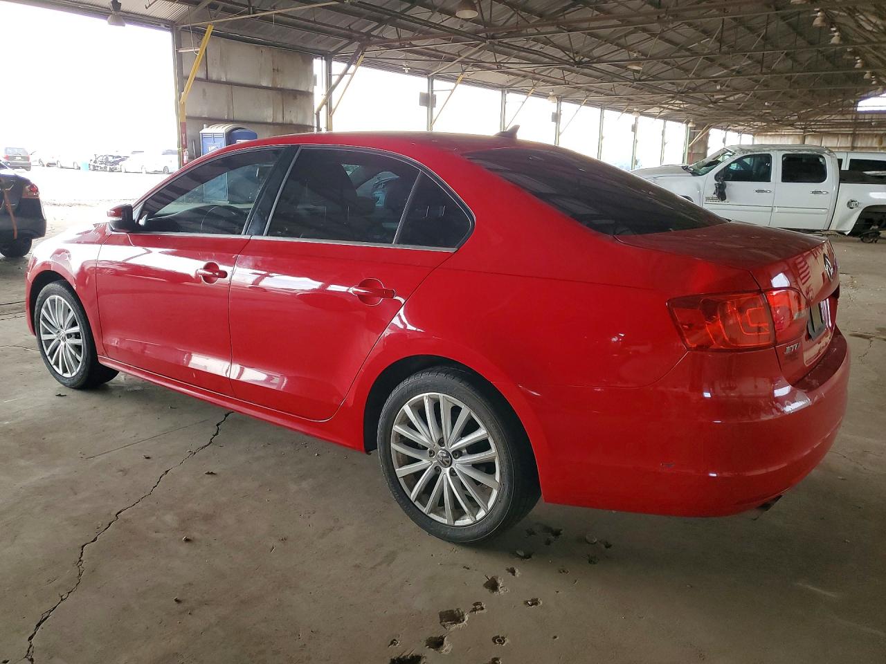 2012 Volkswagen Jetta Sel Red vin: 3VWLP7AJ9CM409427