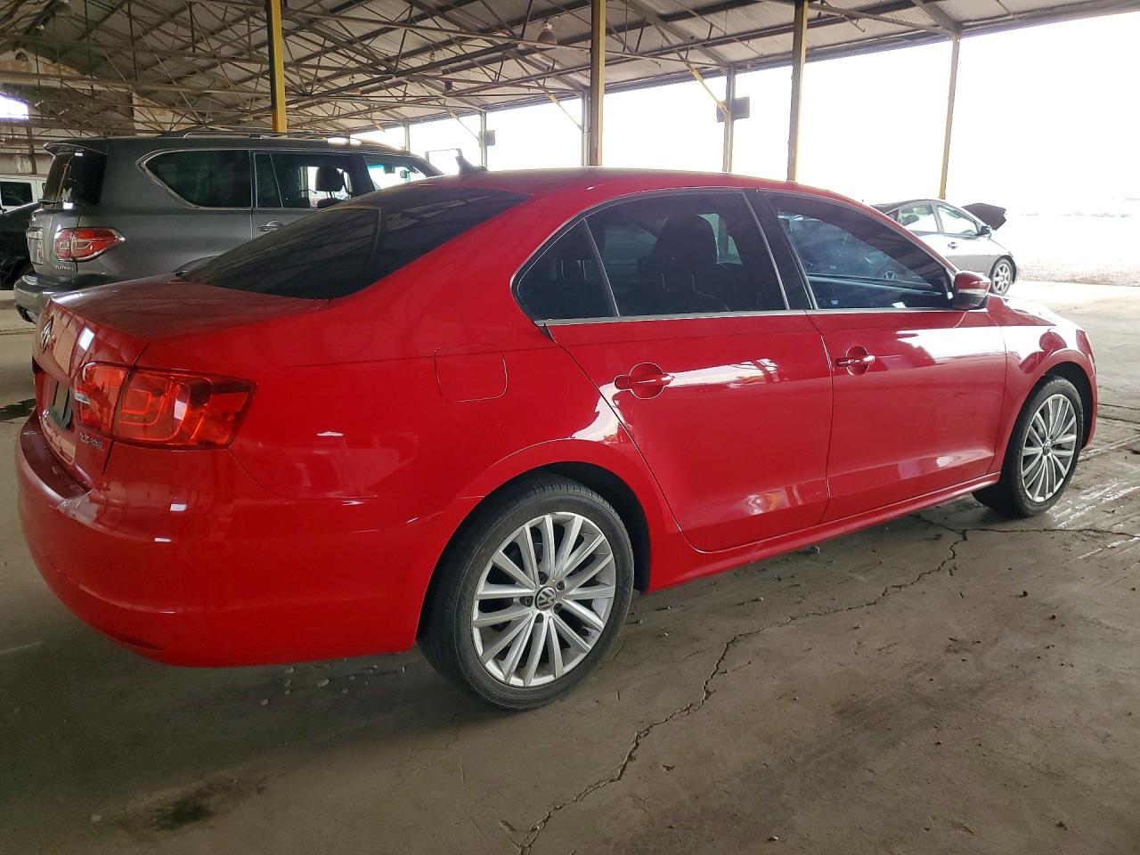 2012 Volkswagen Jetta Sel Red vin: 3VWLP7AJ9CM409427