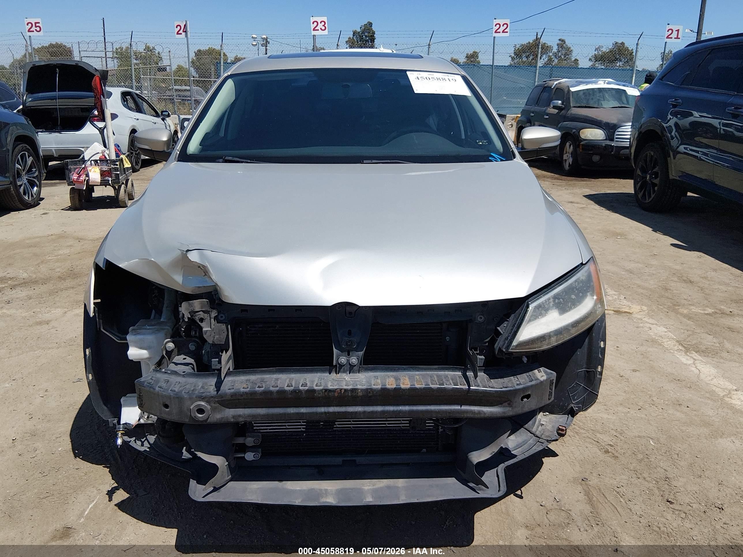2012 Volkswagen Jetta 2.5l Sel Gold vin: 3VWLP7AJ9CM458868