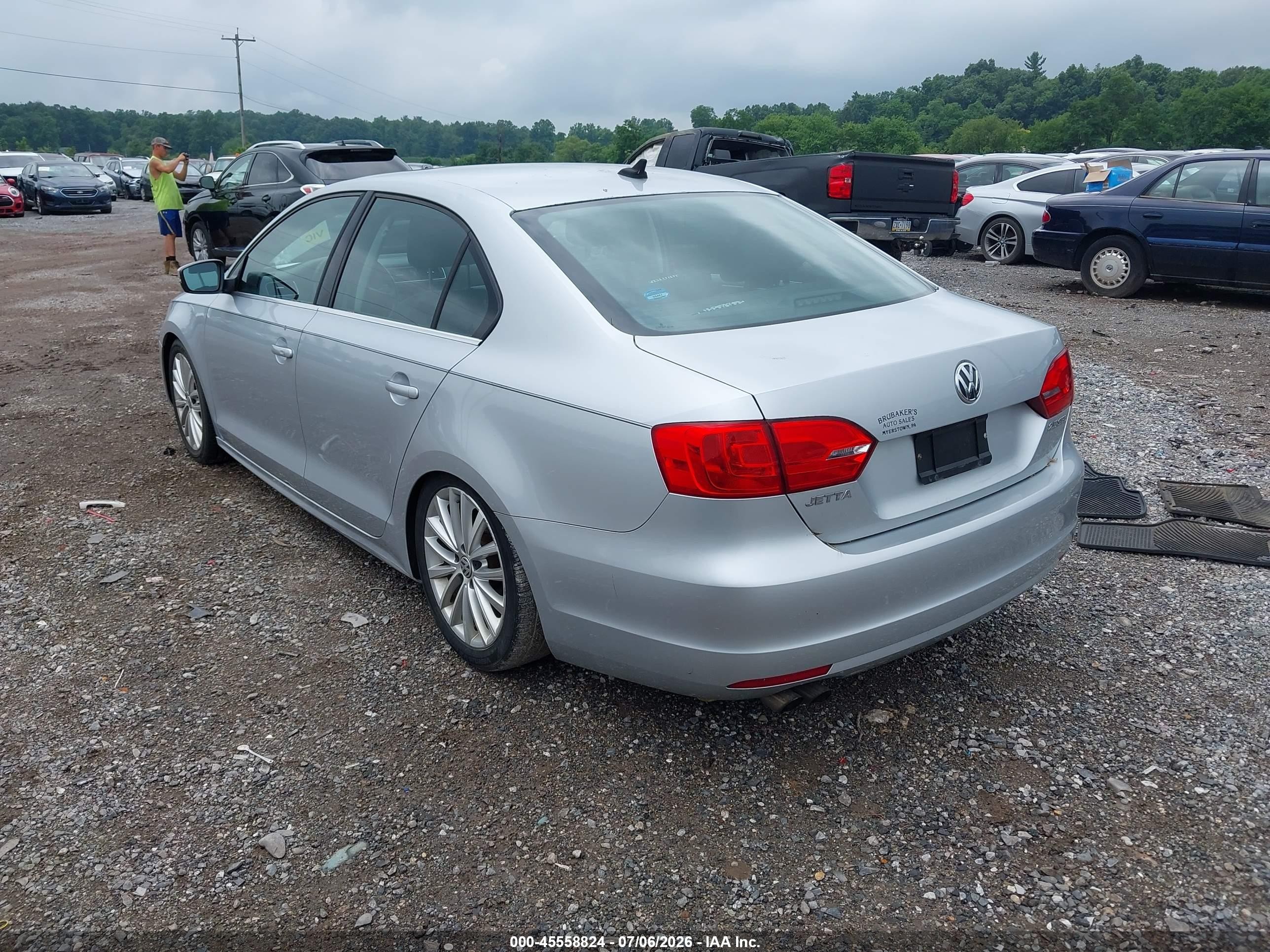 2013 Volkswagen Jetta 2.5l Sel Silver vin: 3VWLP7AJ9DM276993