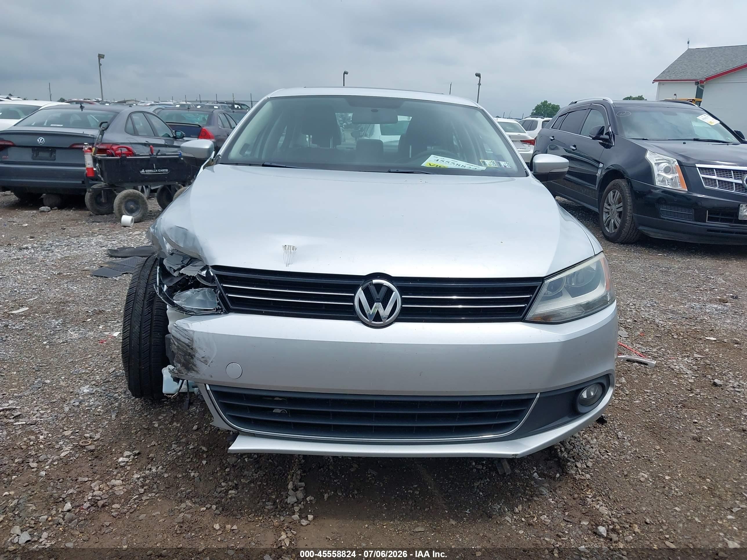 2013 Volkswagen Jetta 2.5l Sel Silver vin: 3VWLP7AJ9DM276993