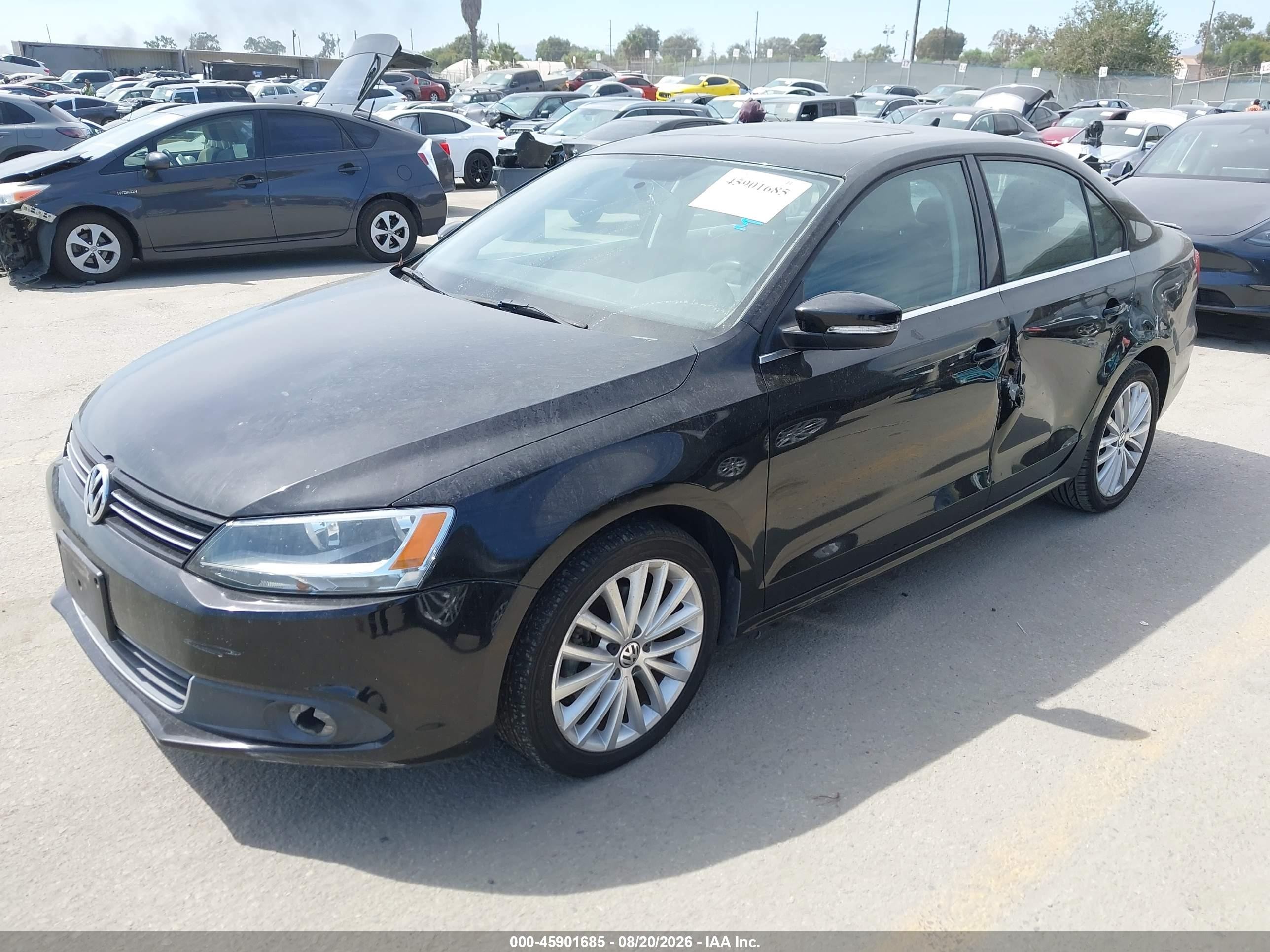 2013 Volkswagen Jetta 2.5l Sel Black vin: 3VWLP7AJ9DM451484