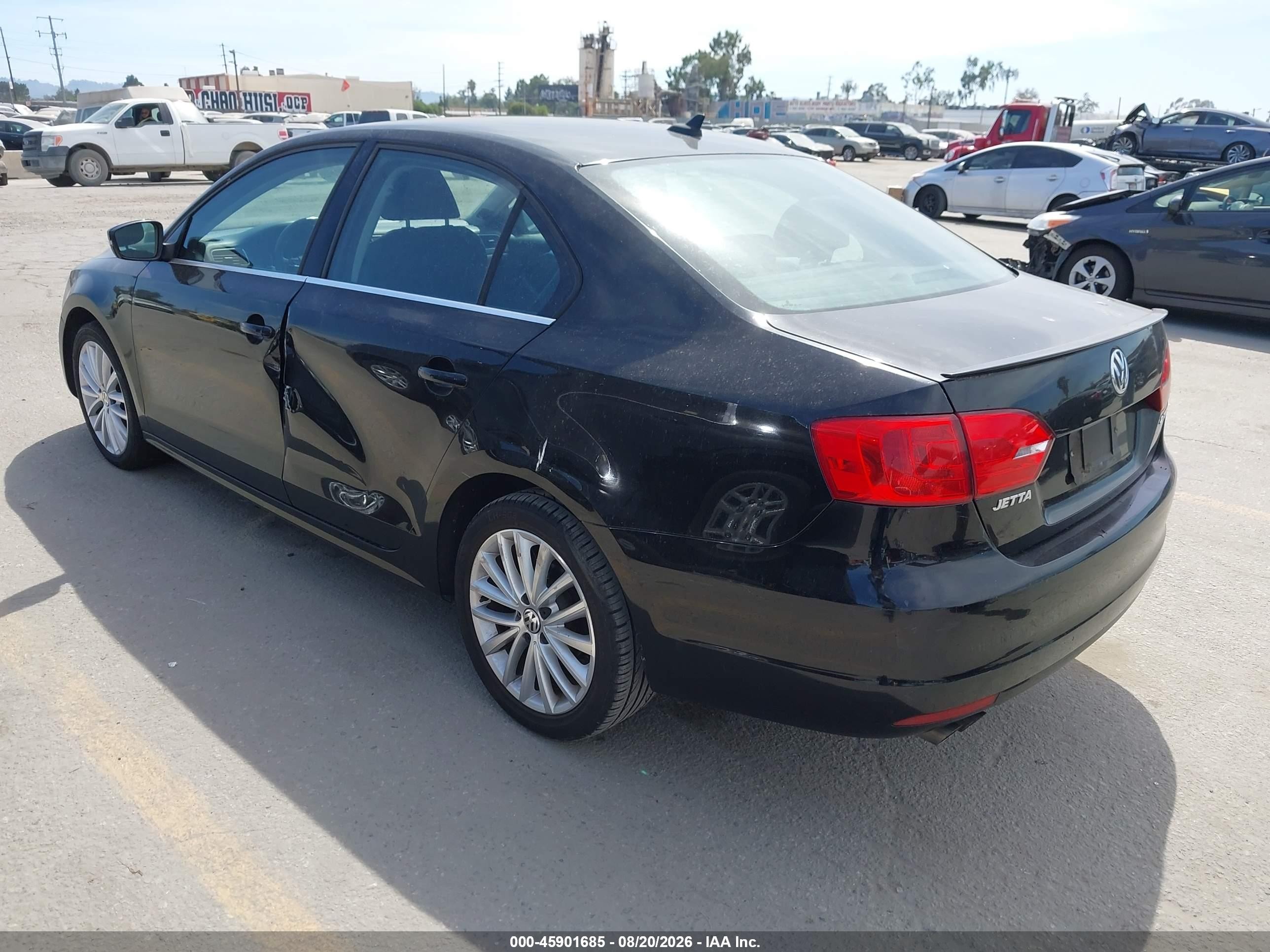 2013 Volkswagen Jetta 2.5l Sel Black vin: 3VWLP7AJ9DM451484