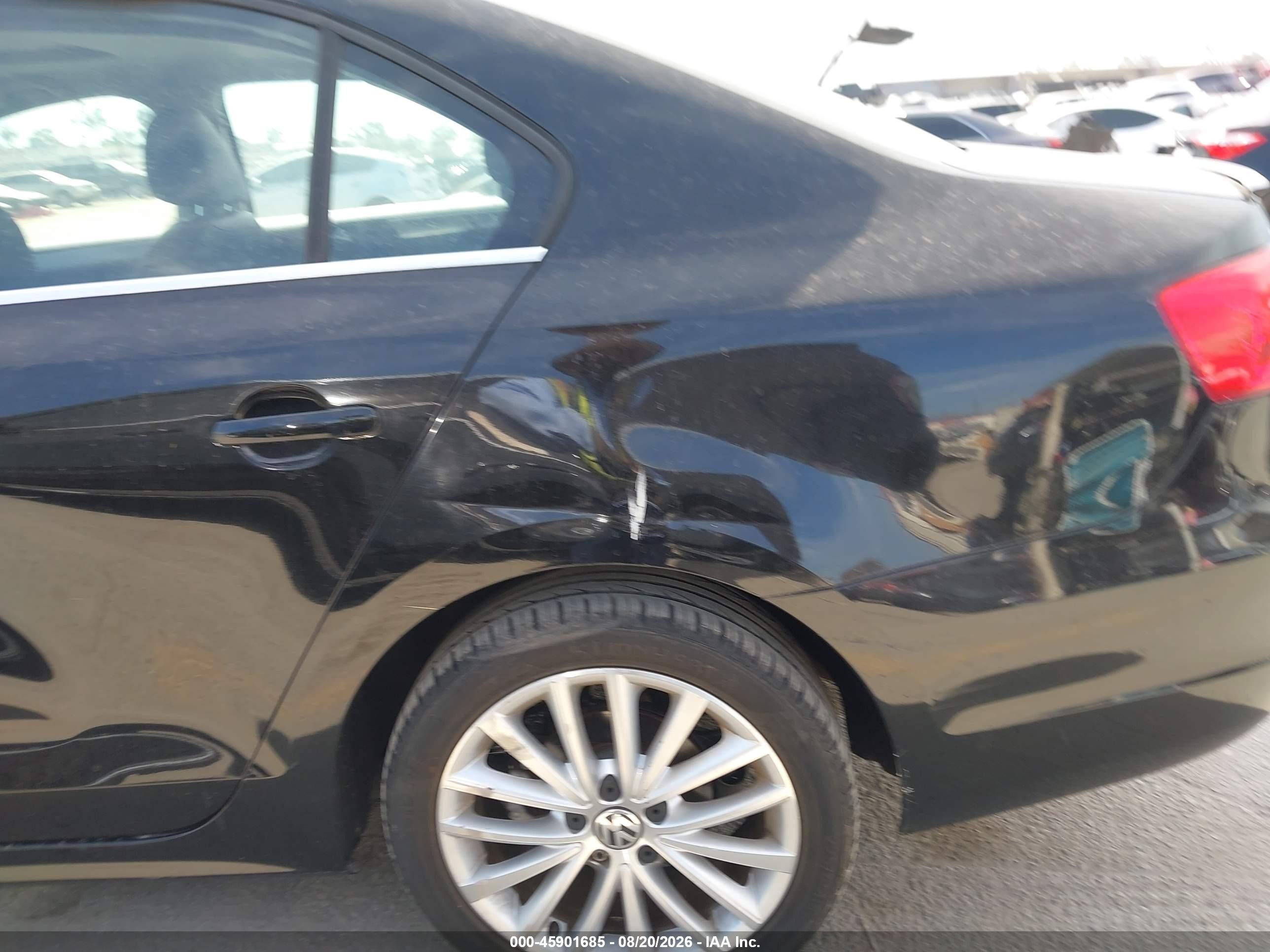 2013 Volkswagen Jetta 2.5l Sel Black vin: 3VWLP7AJ9DM451484