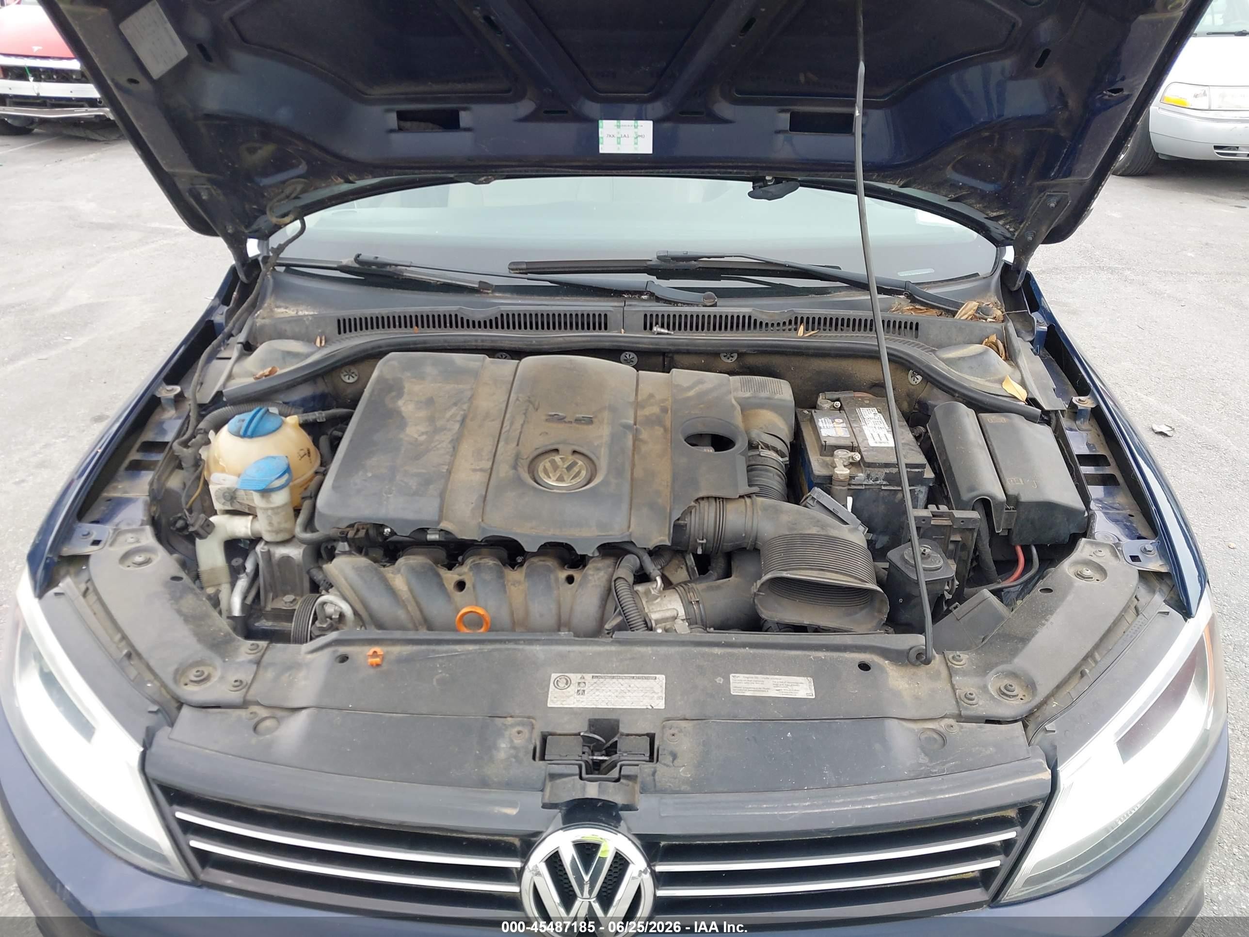 2012 Volkswagen Jetta 2.5l Sel Blue vin: 3VWLP7AJXCM426883
