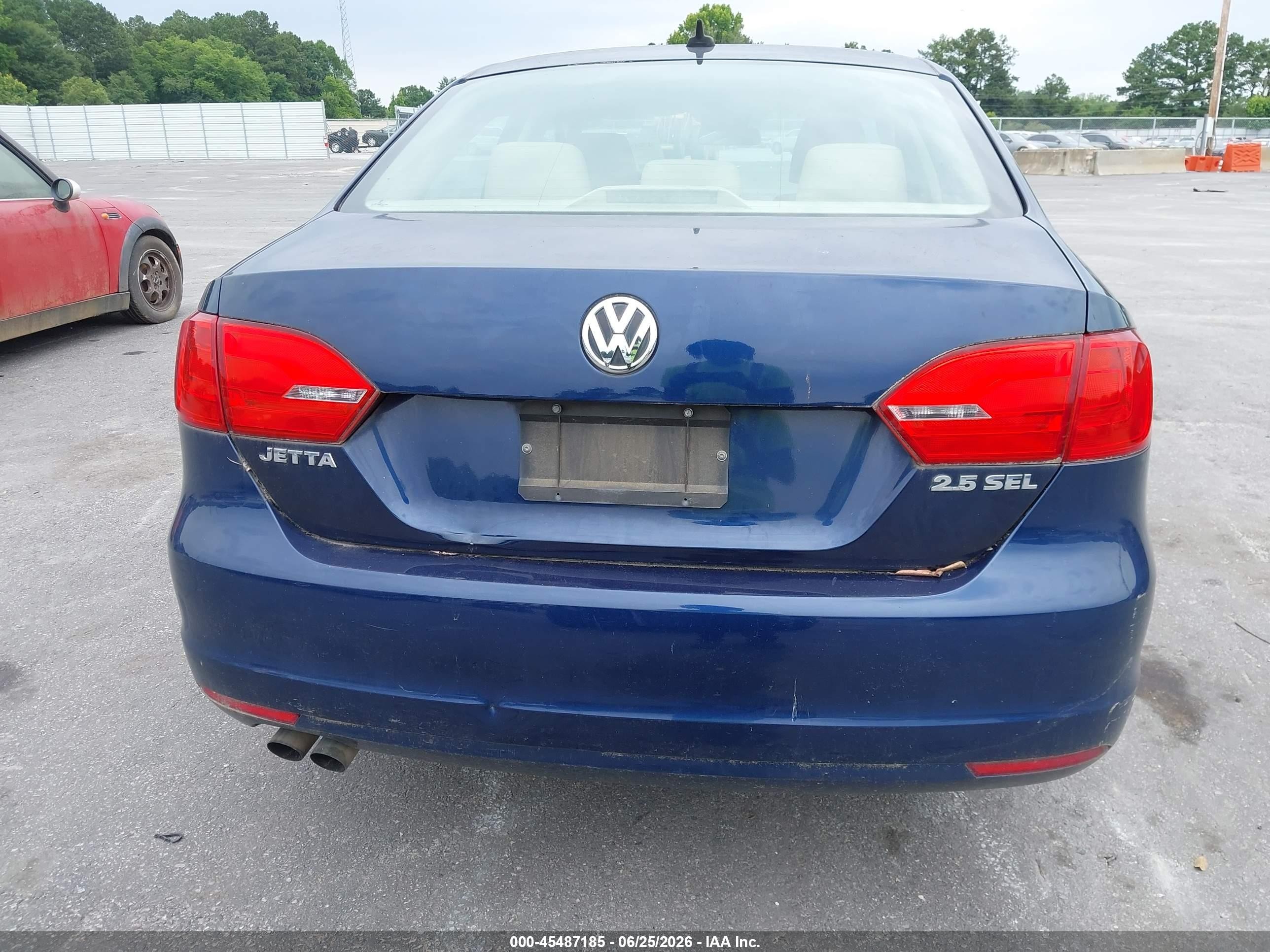 2012 Volkswagen Jetta 2.5l Sel Blue vin: 3VWLP7AJXCM426883