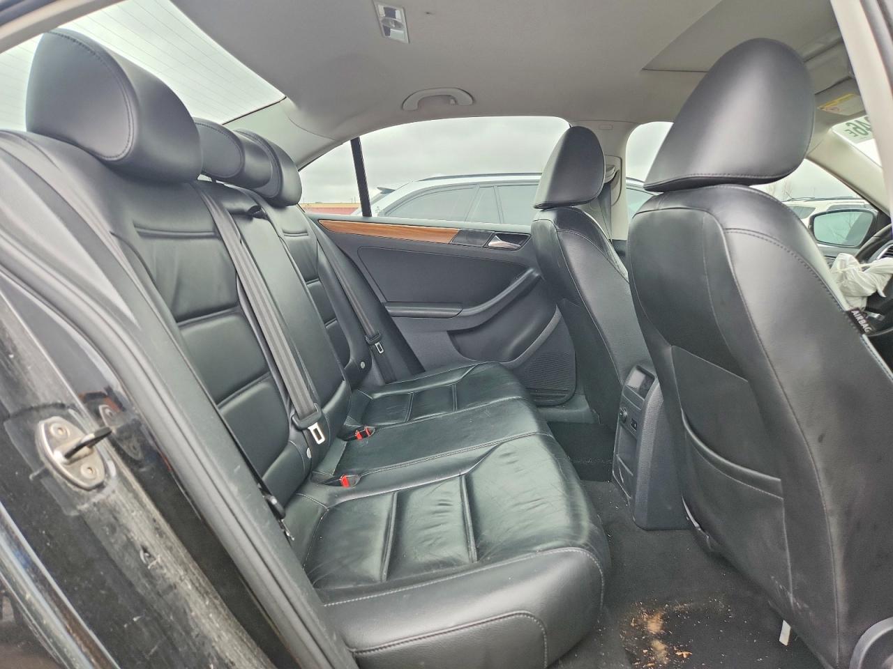 2012 Volkswagen Jetta Sel Черный vin: 3VWLX7AJ0CM326274