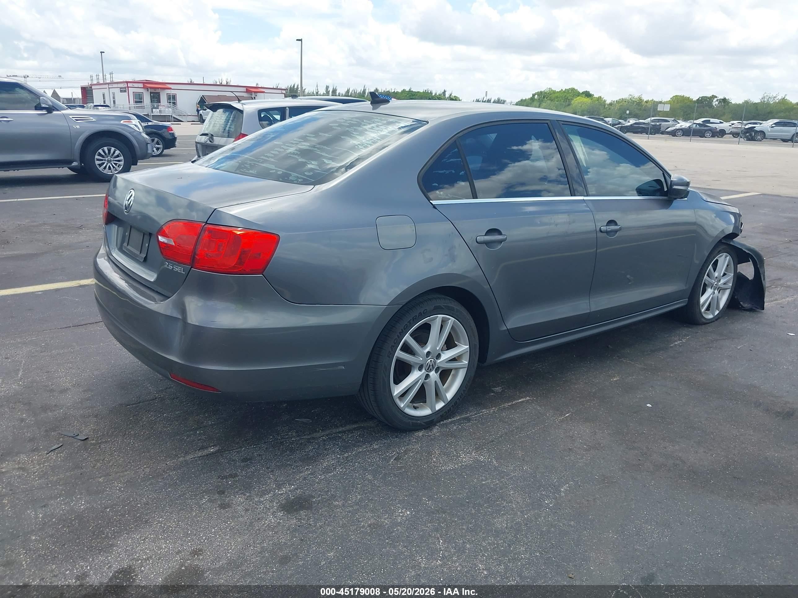 2012 Volkswagen Jetta 2.5l Sel Gray vin: 3VWLX7AJ0CM365849