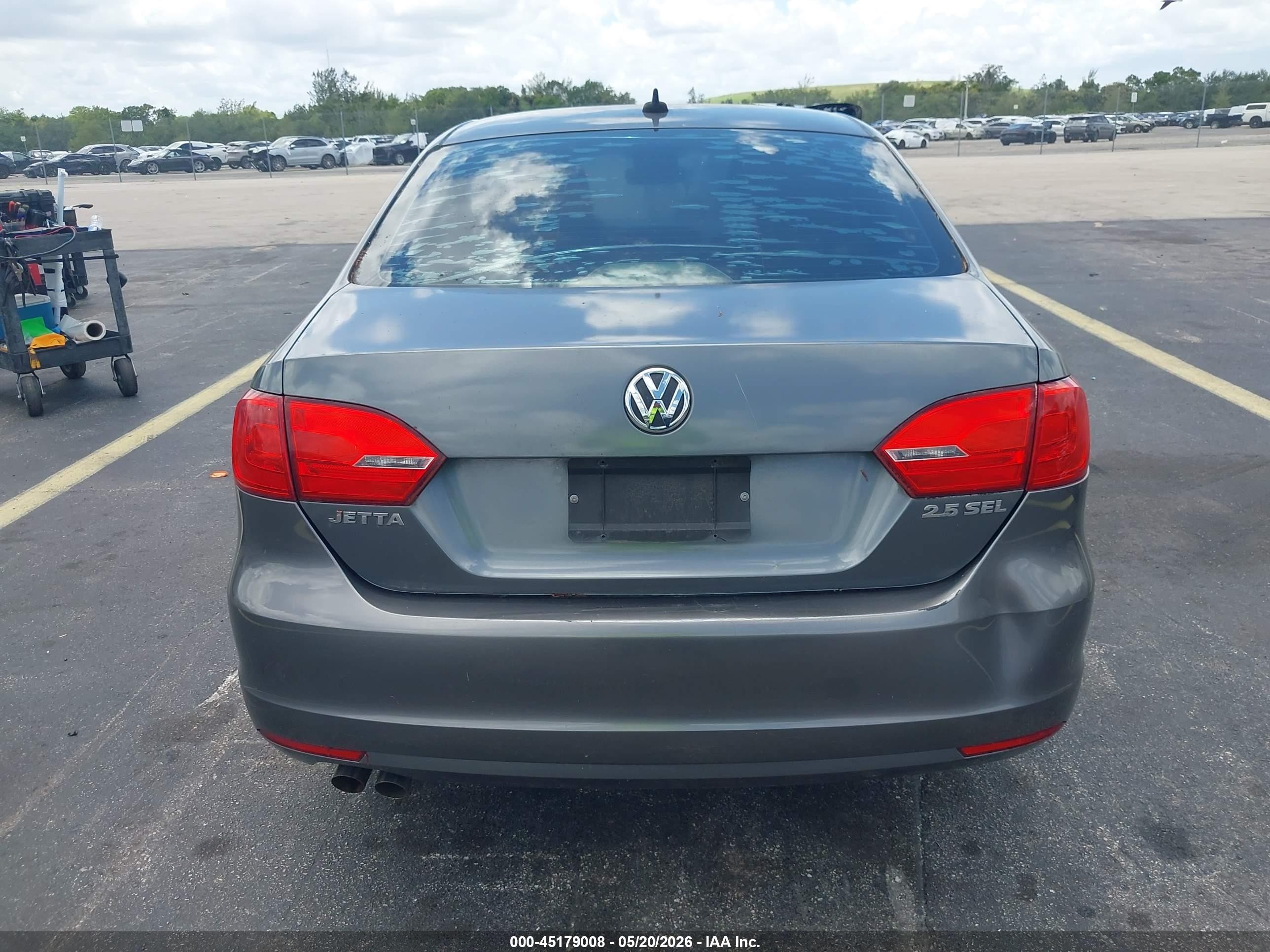 2012 Volkswagen Jetta 2.5l Sel Gray vin: 3VWLX7AJ0CM365849