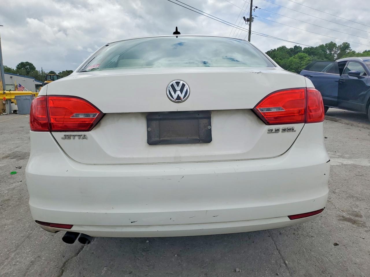 2012 Volkswagen Jetta Sel White vin: 3VWLX7AJ0CM395899