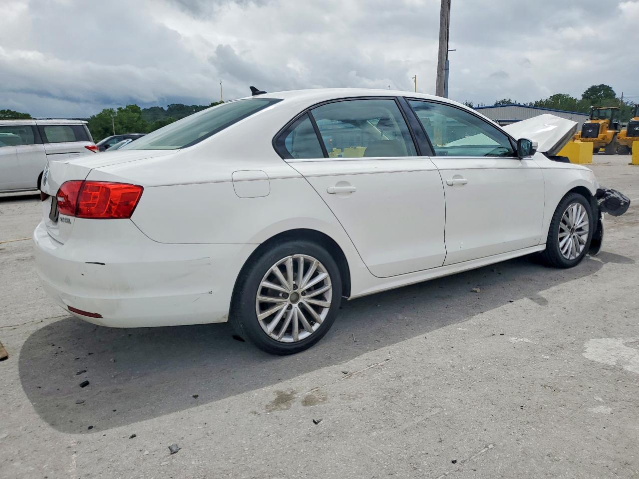 2012 Volkswagen Jetta Sel White vin: 3VWLX7AJ0CM395899