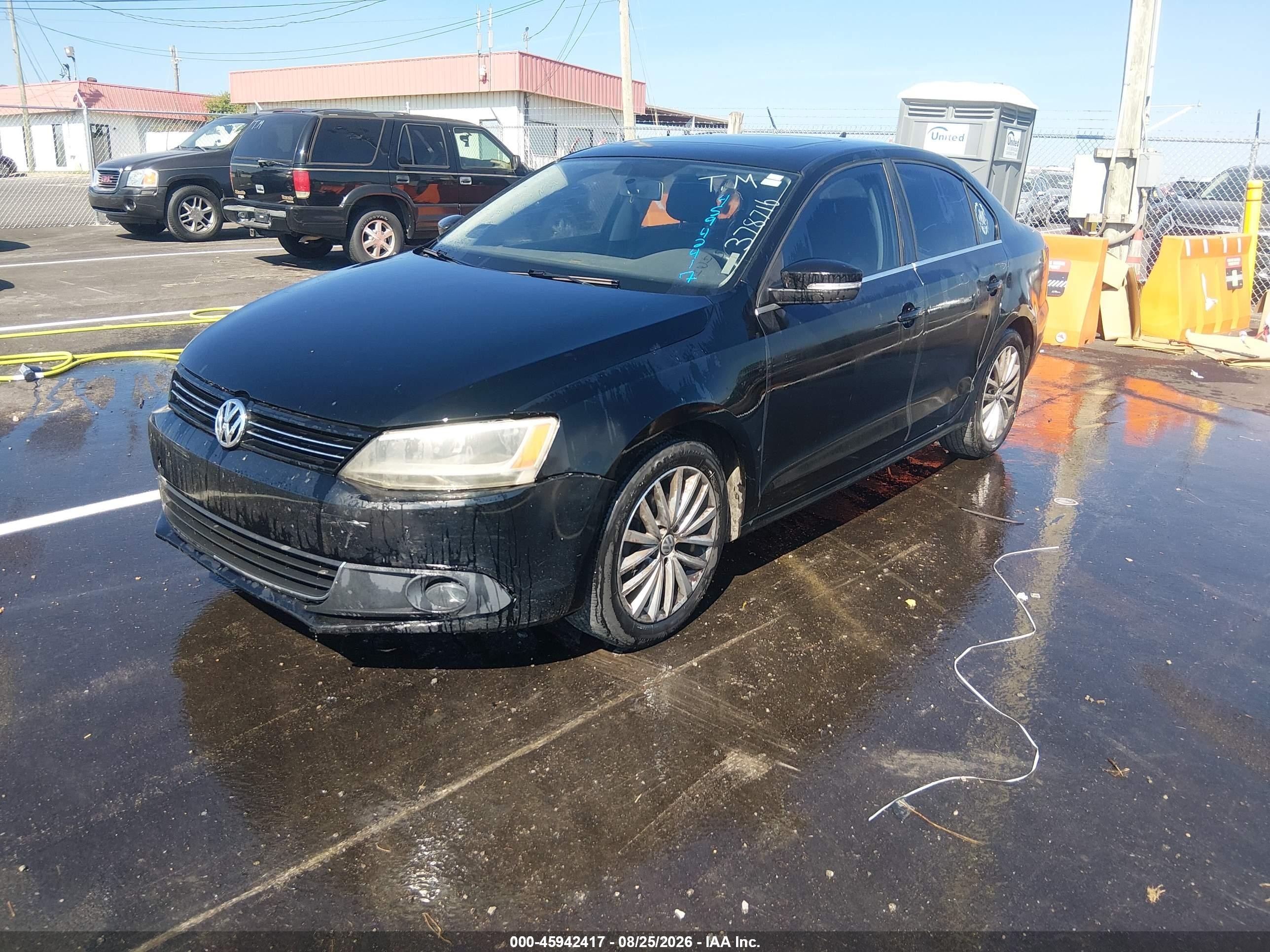 2013 Volkswagen Jetta 2.5l Sel Black vin: 3VWLX7AJ0DM378716