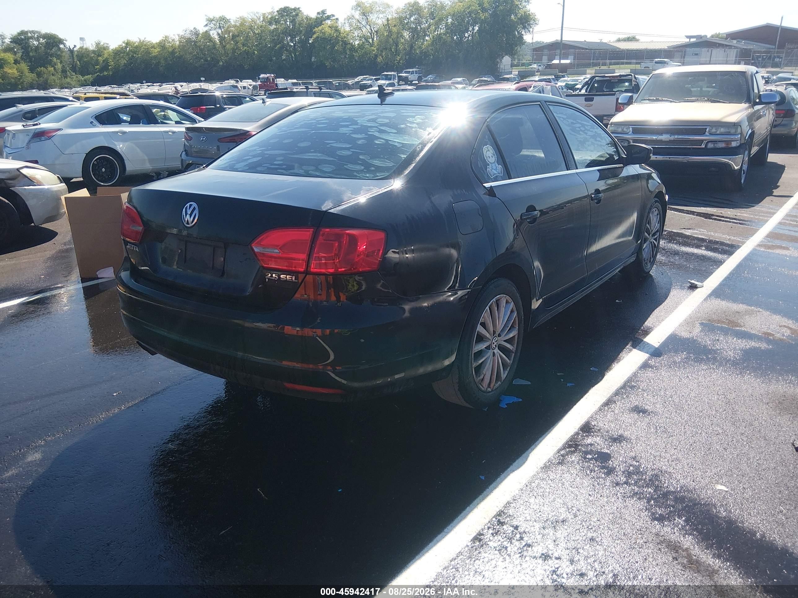 2013 Volkswagen Jetta 2.5l Sel Black vin: 3VWLX7AJ0DM378716