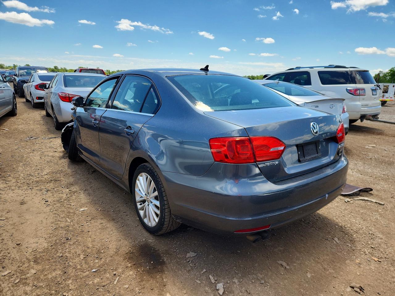 2013 Volkswagen Jetta Sel Gray vin: 3VWLX7AJ0DM401282