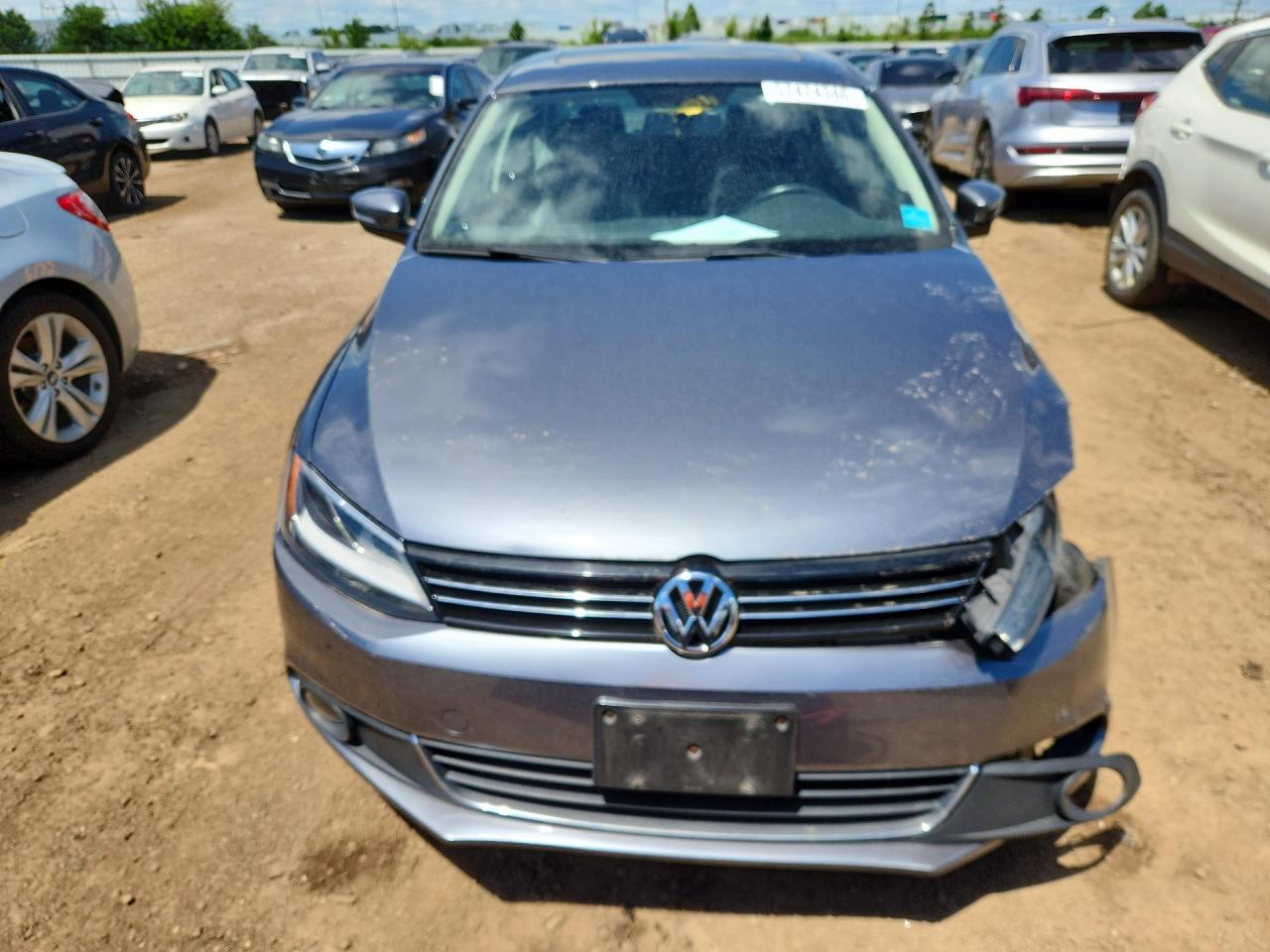 2013 Volkswagen Jetta Sel Gray vin: 3VWLX7AJ0DM401282