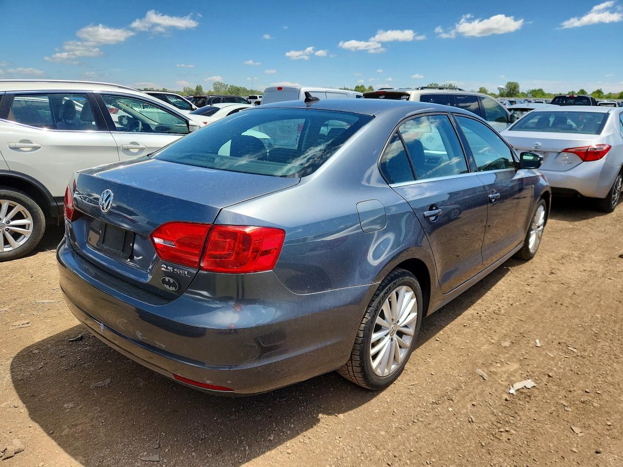 2013 Volkswagen Jetta Sel Gray vin: 3VWLX7AJ0DM401282
