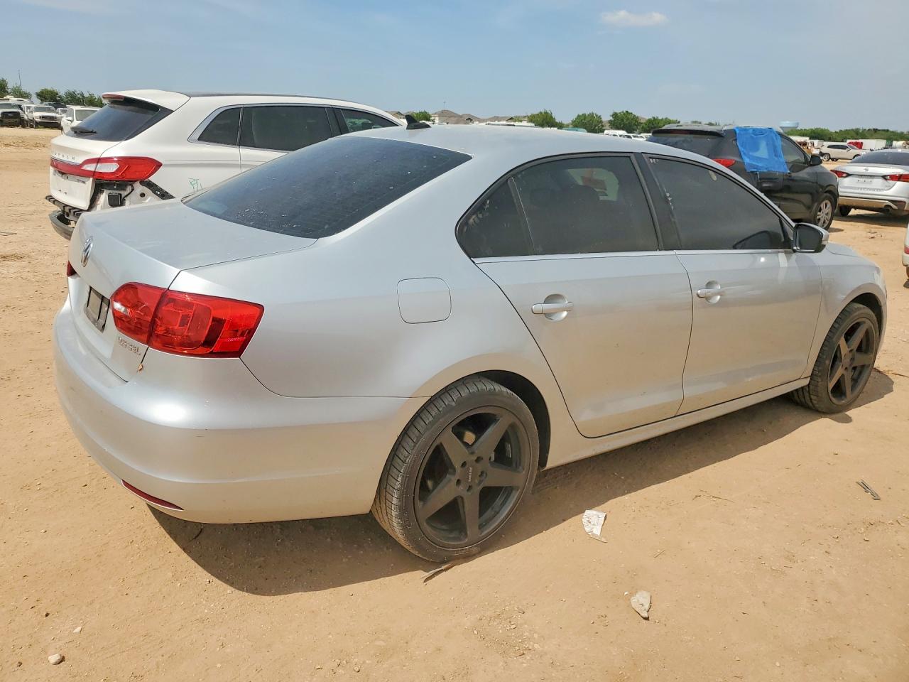2013 Volkswagen Jetta Sel Silver vin: 3VWLX7AJ0DM435089