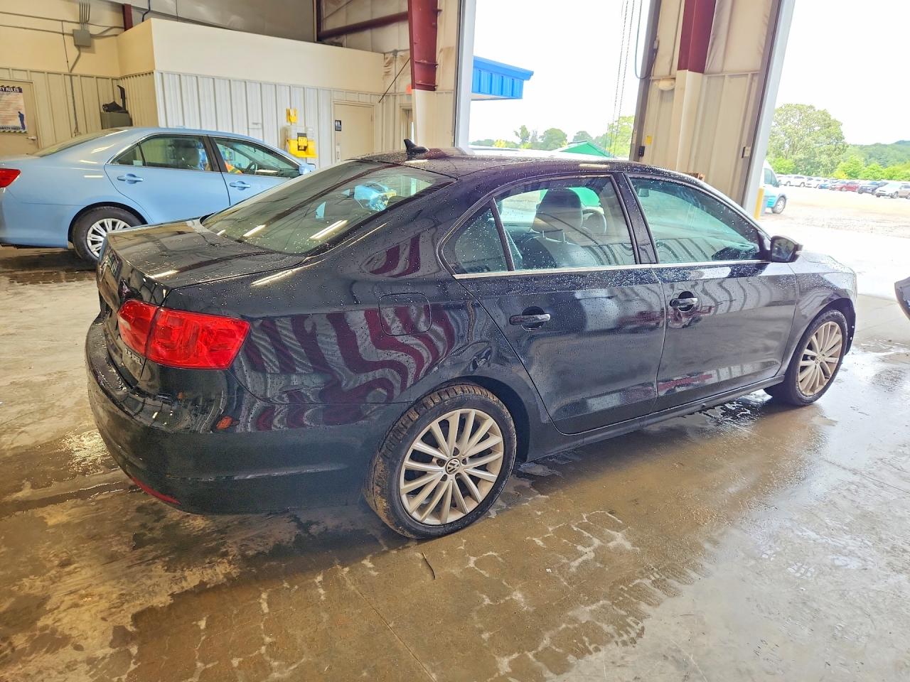 2013 Volkswagen Jetta Sel Black vin: 3VWLX7AJ1DM390163