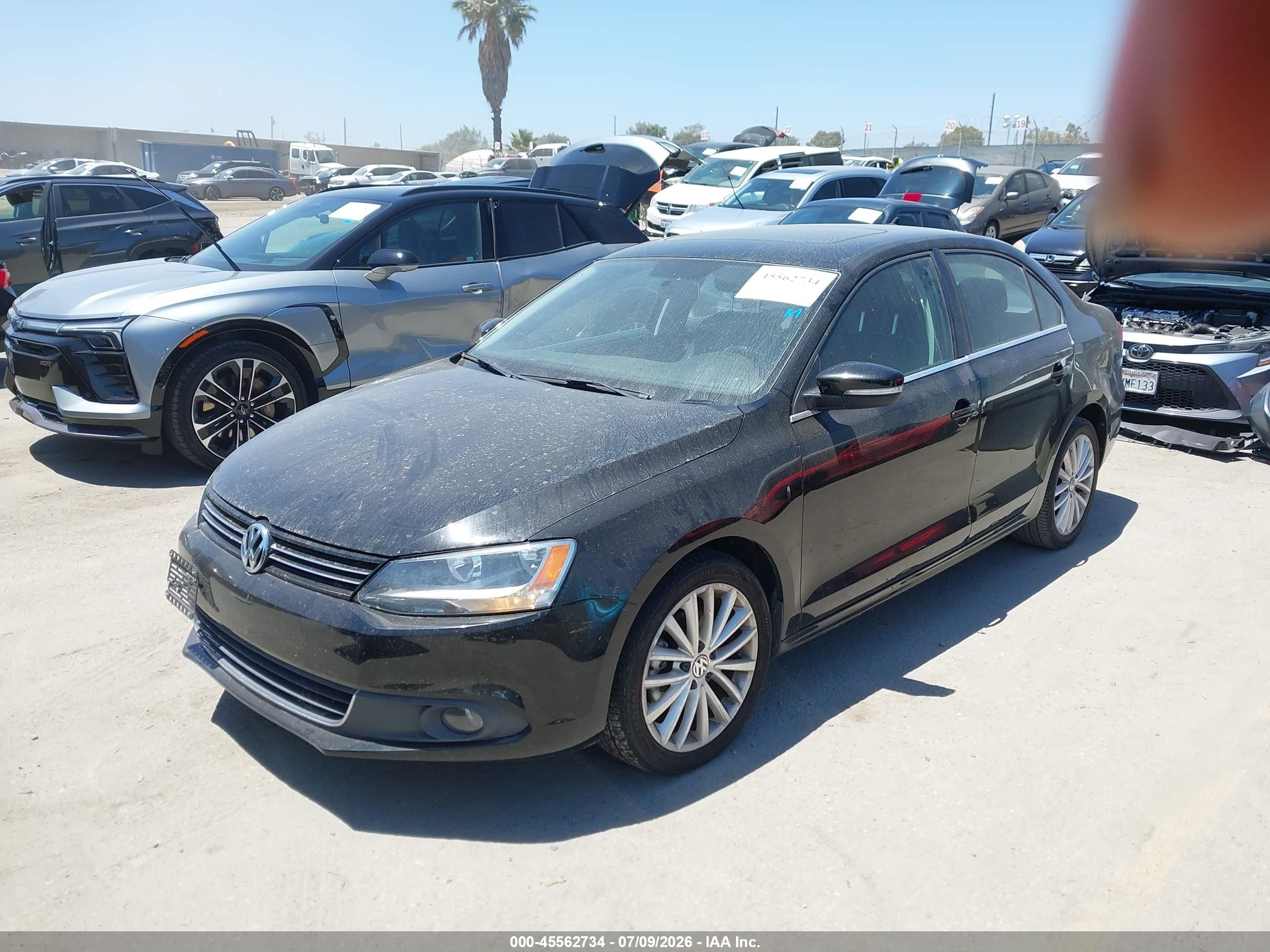 2013 Volkswagen Jetta 2.5l Sel Черный vin: 3VWLX7AJ1DM391409