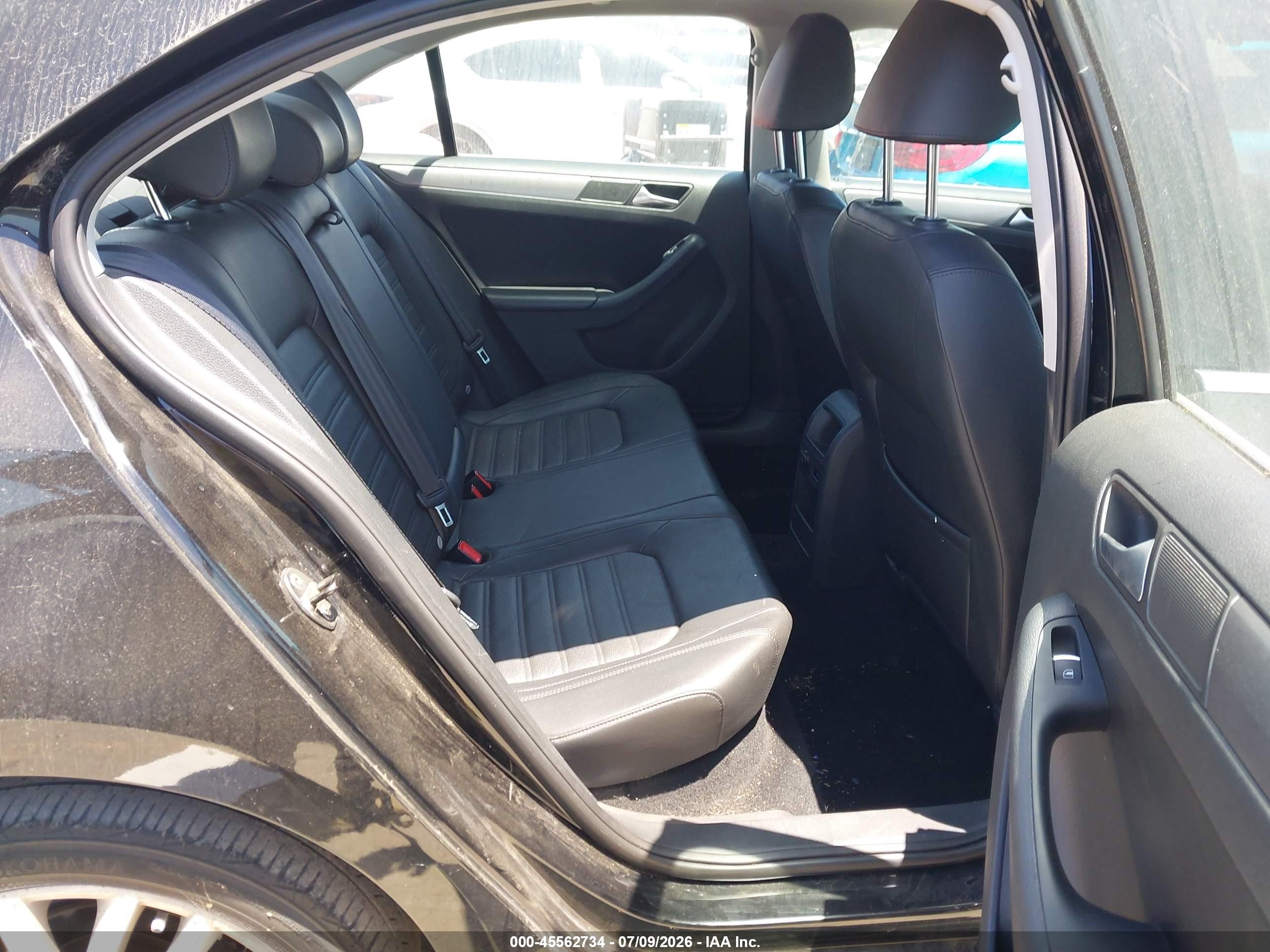2013 Volkswagen Jetta 2.5l Sel Черный vin: 3VWLX7AJ1DM391409
