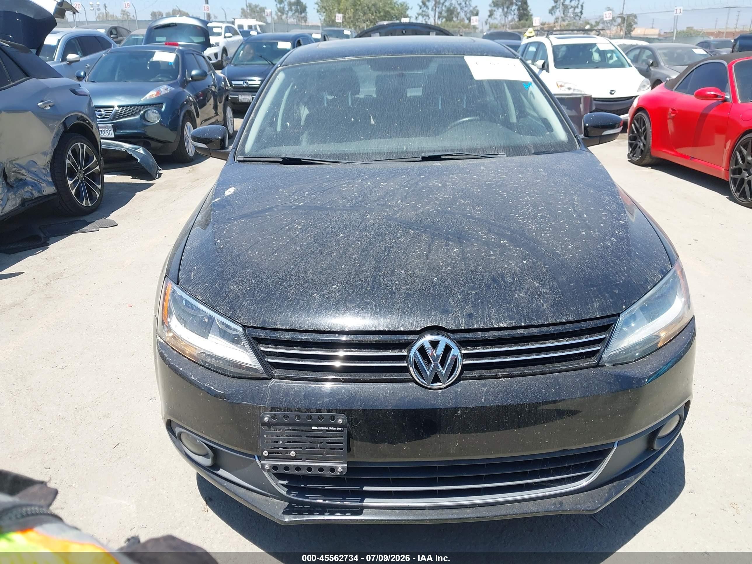 2013 Volkswagen Jetta 2.5l Sel Черный vin: 3VWLX7AJ1DM391409
