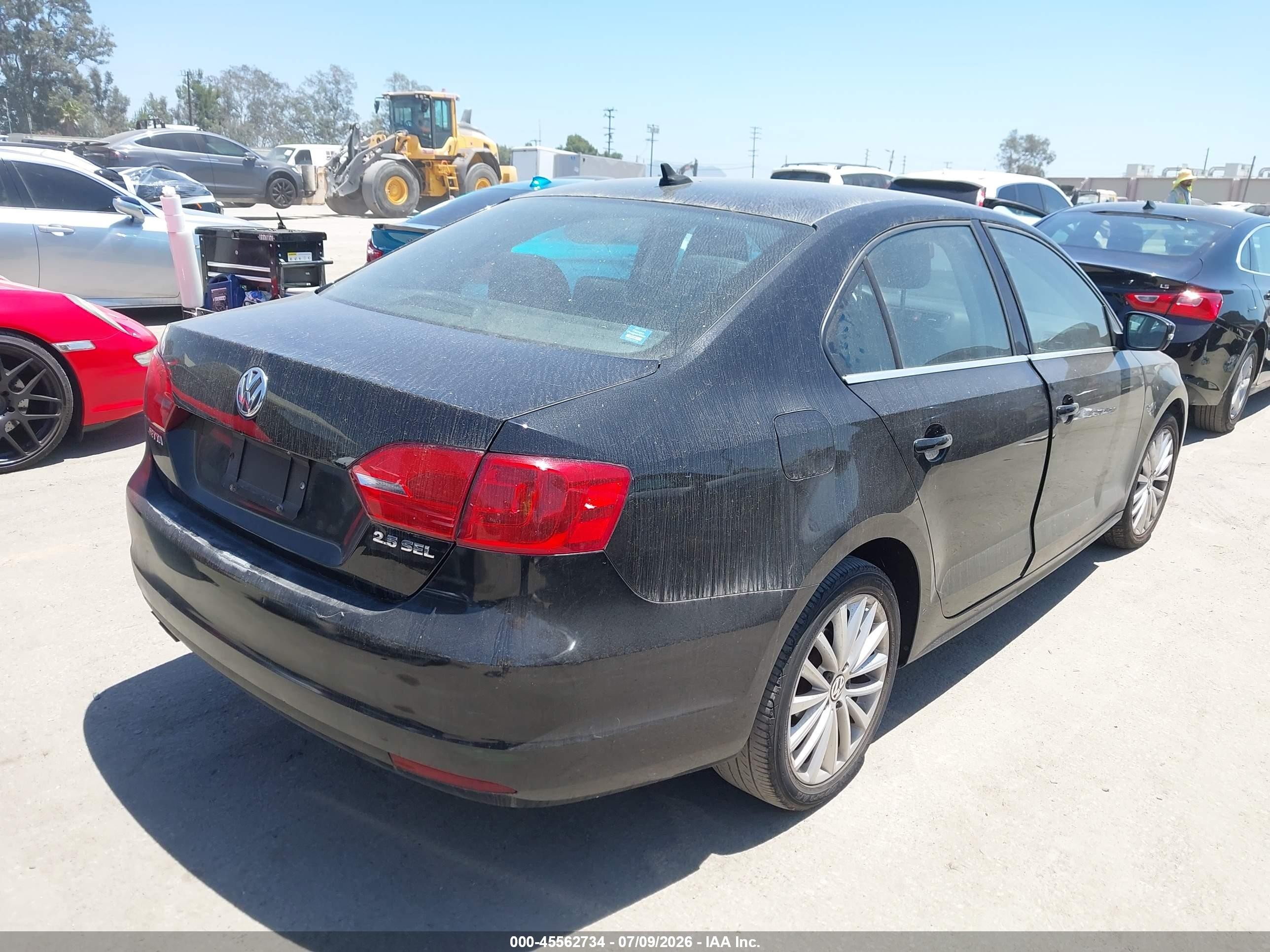 2013 Volkswagen Jetta 2.5l Sel Черный vin: 3VWLX7AJ1DM391409