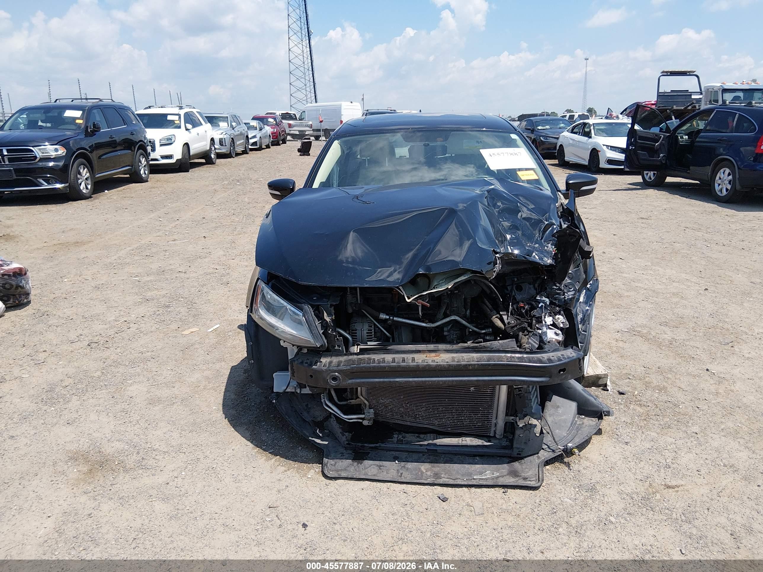 2013 Volkswagen Jetta 2.5l Sel Black vin: 3VWLX7AJ1DM411075