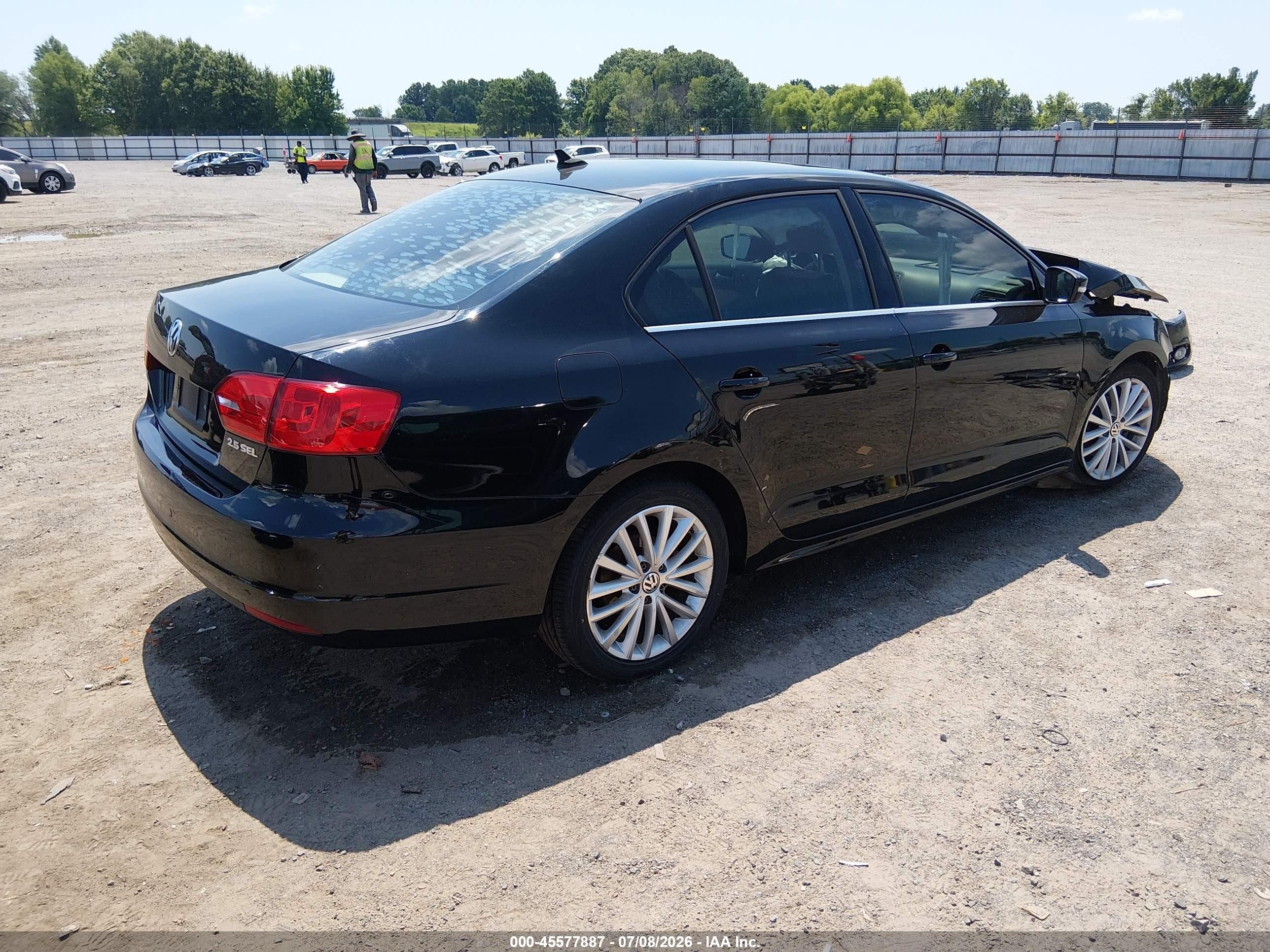 2013 Volkswagen Jetta 2.5l Sel Black vin: 3VWLX7AJ1DM411075