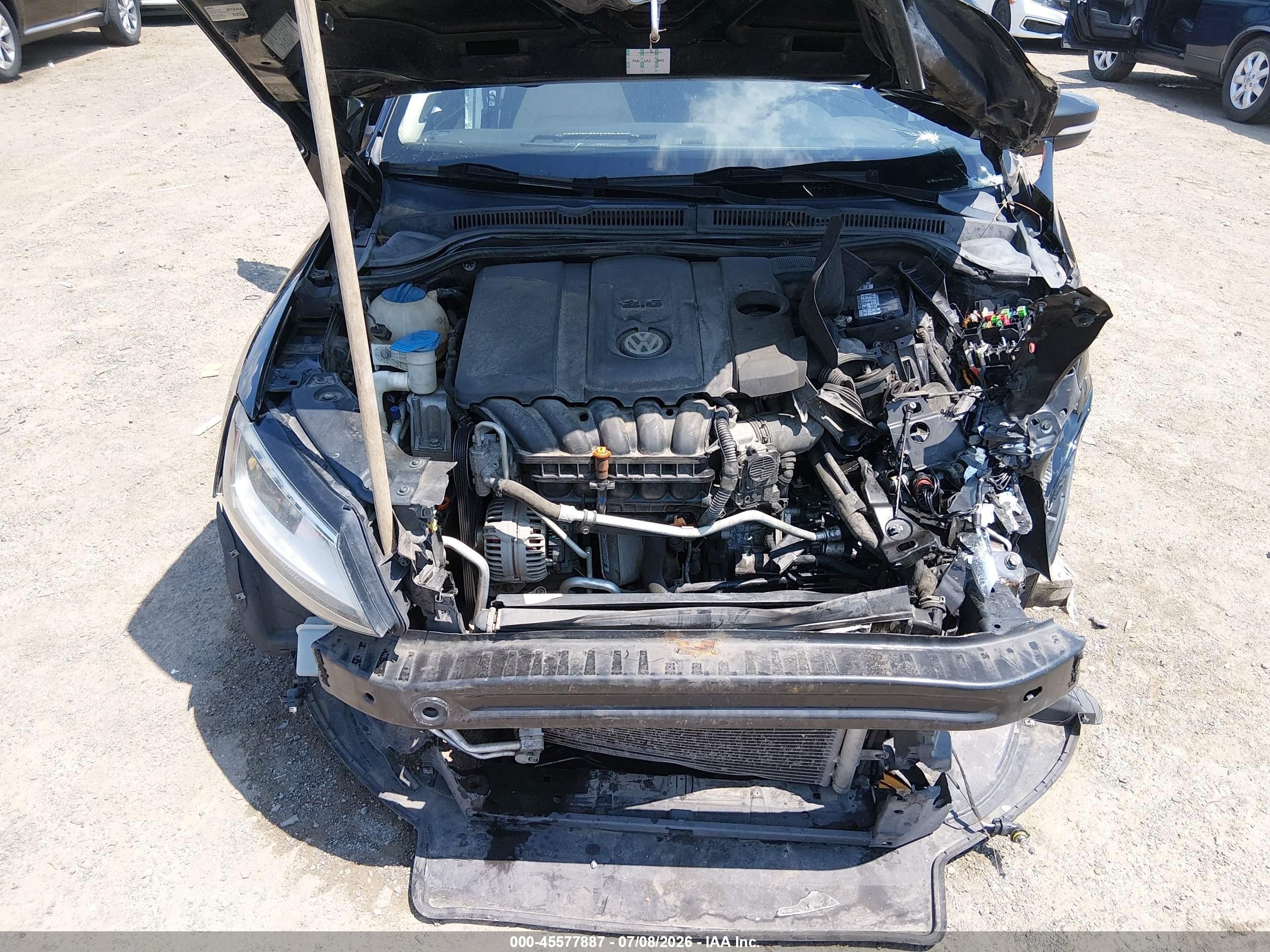 2013 Volkswagen Jetta 2.5l Sel Black vin: 3VWLX7AJ1DM411075