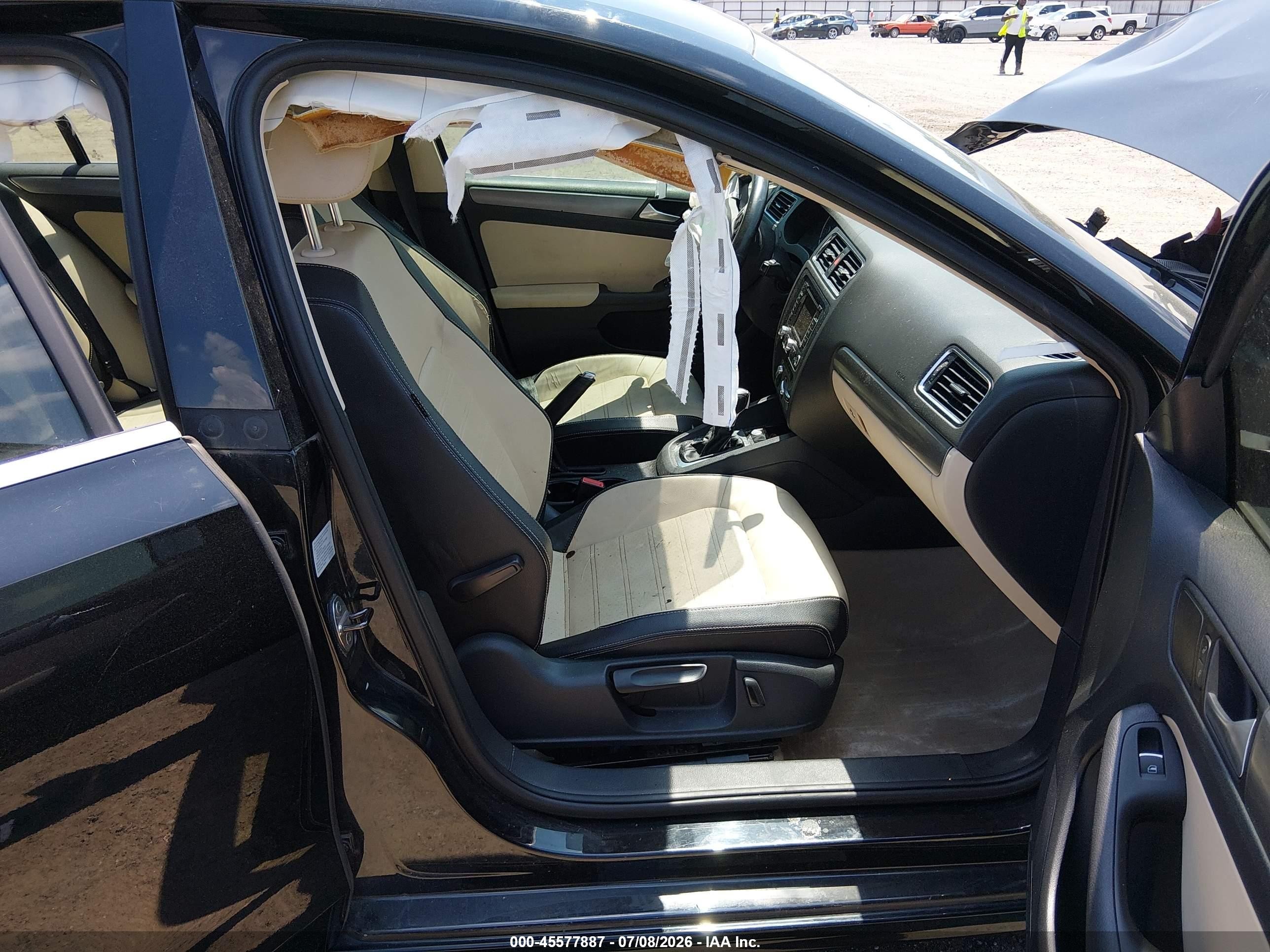 2013 Volkswagen Jetta 2.5l Sel Black vin: 3VWLX7AJ1DM411075