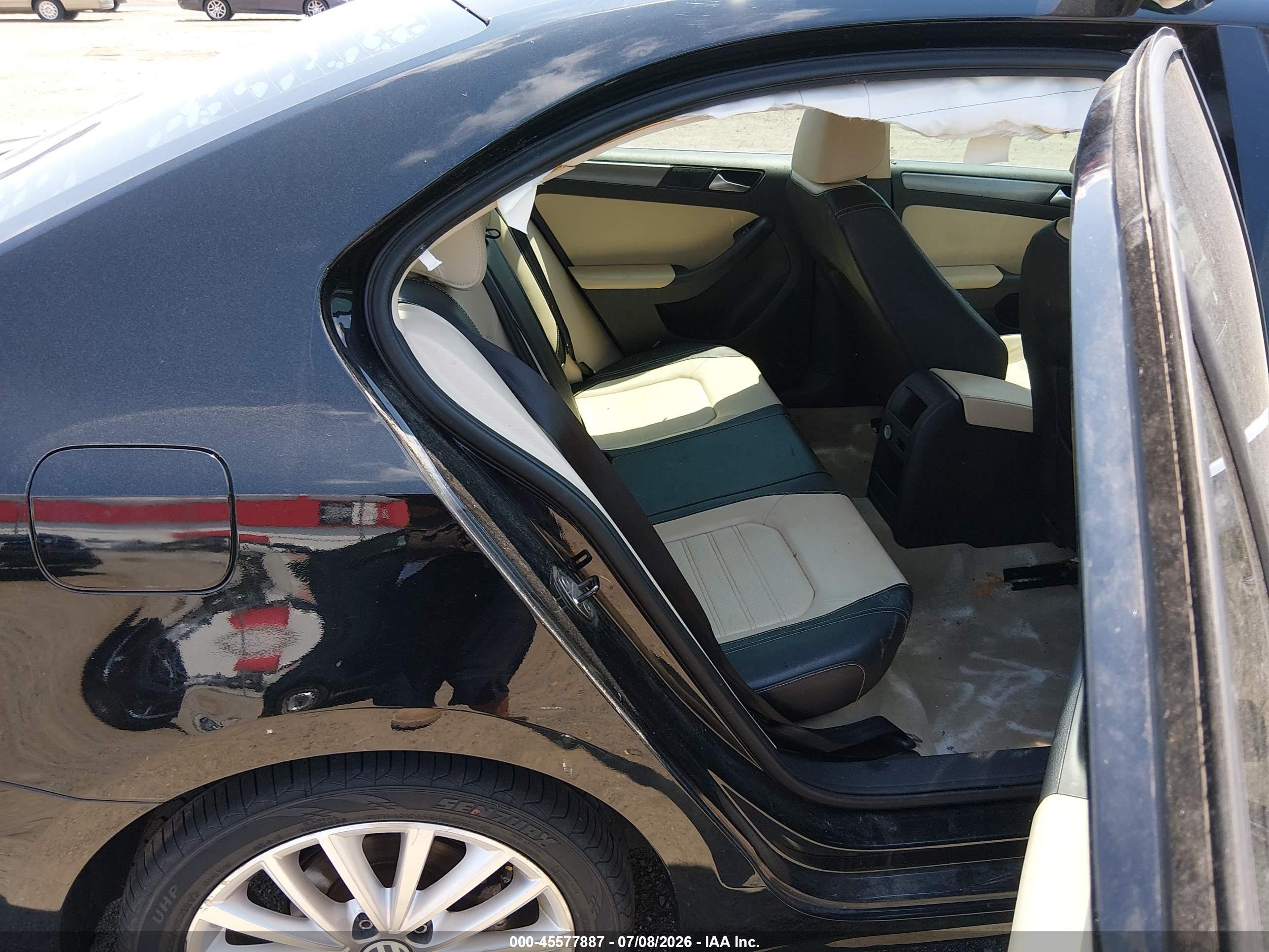 2013 Volkswagen Jetta 2.5l Sel Black vin: 3VWLX7AJ1DM411075