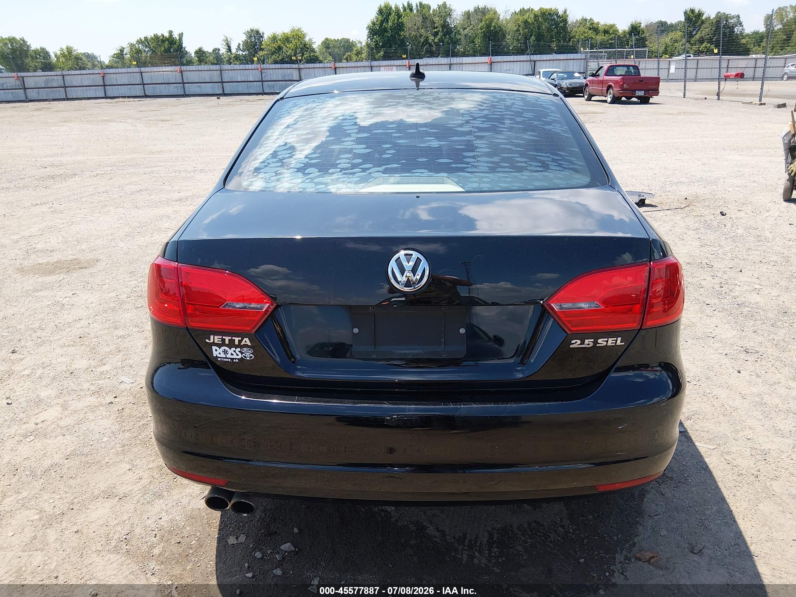 2013 Volkswagen Jetta 2.5l Sel Black vin: 3VWLX7AJ1DM411075