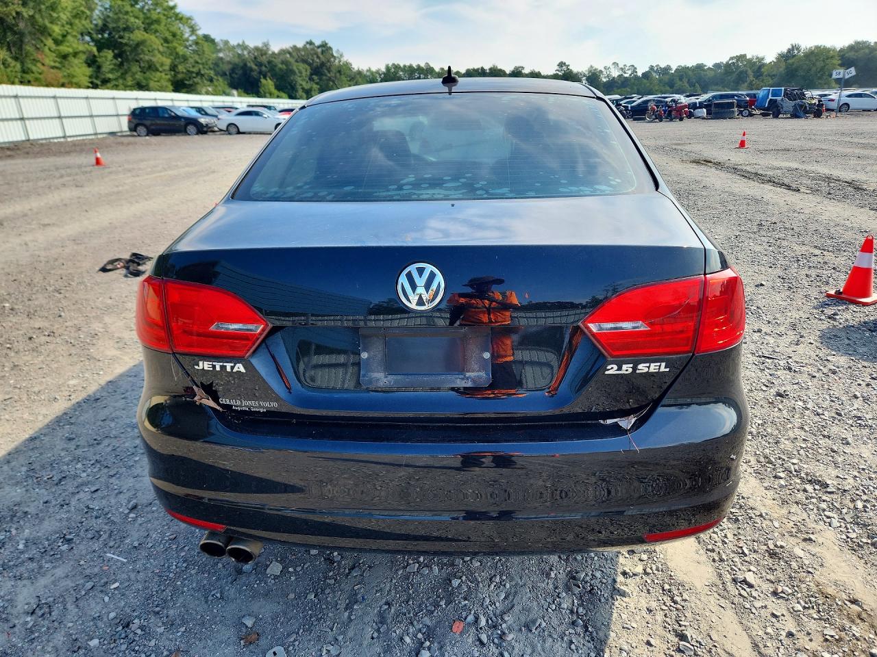 2011 Volkswagen Jetta Sel Black vin: 3VWLX7AJ2BM390637