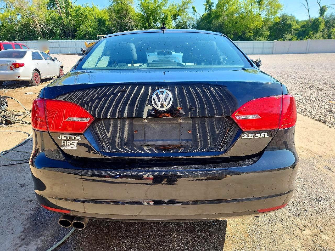 2011 Volkswagen Jetta Sel Black vin: 3VWLX7AJ3BM035752