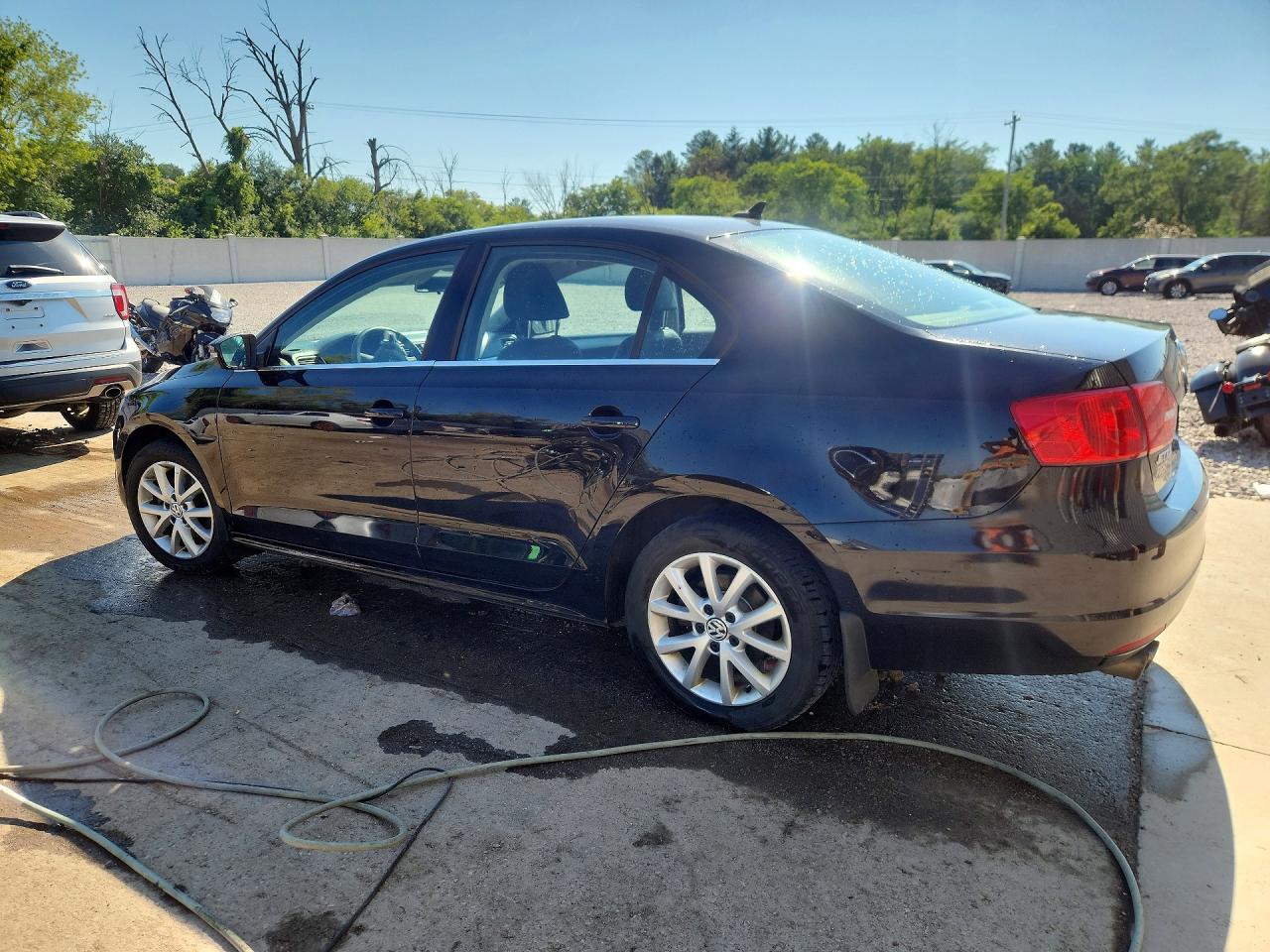 2011 Volkswagen Jetta Sel Black vin: 3VWLX7AJ3BM035752