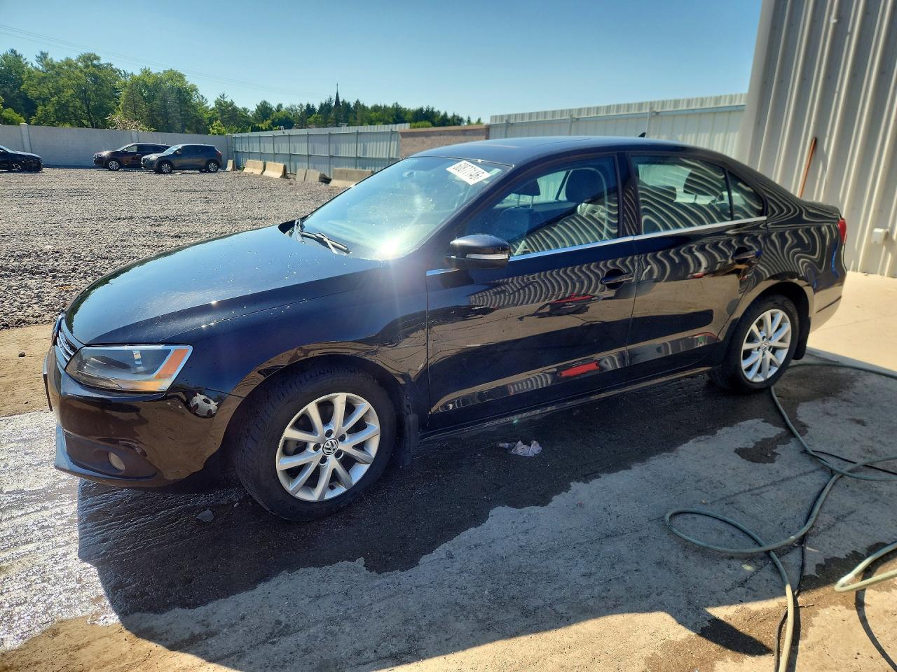 2011 Volkswagen Jetta Sel Black vin: 3VWLX7AJ3BM035752