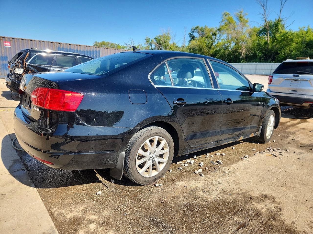 2011 Volkswagen Jetta Sel Black vin: 3VWLX7AJ3BM035752